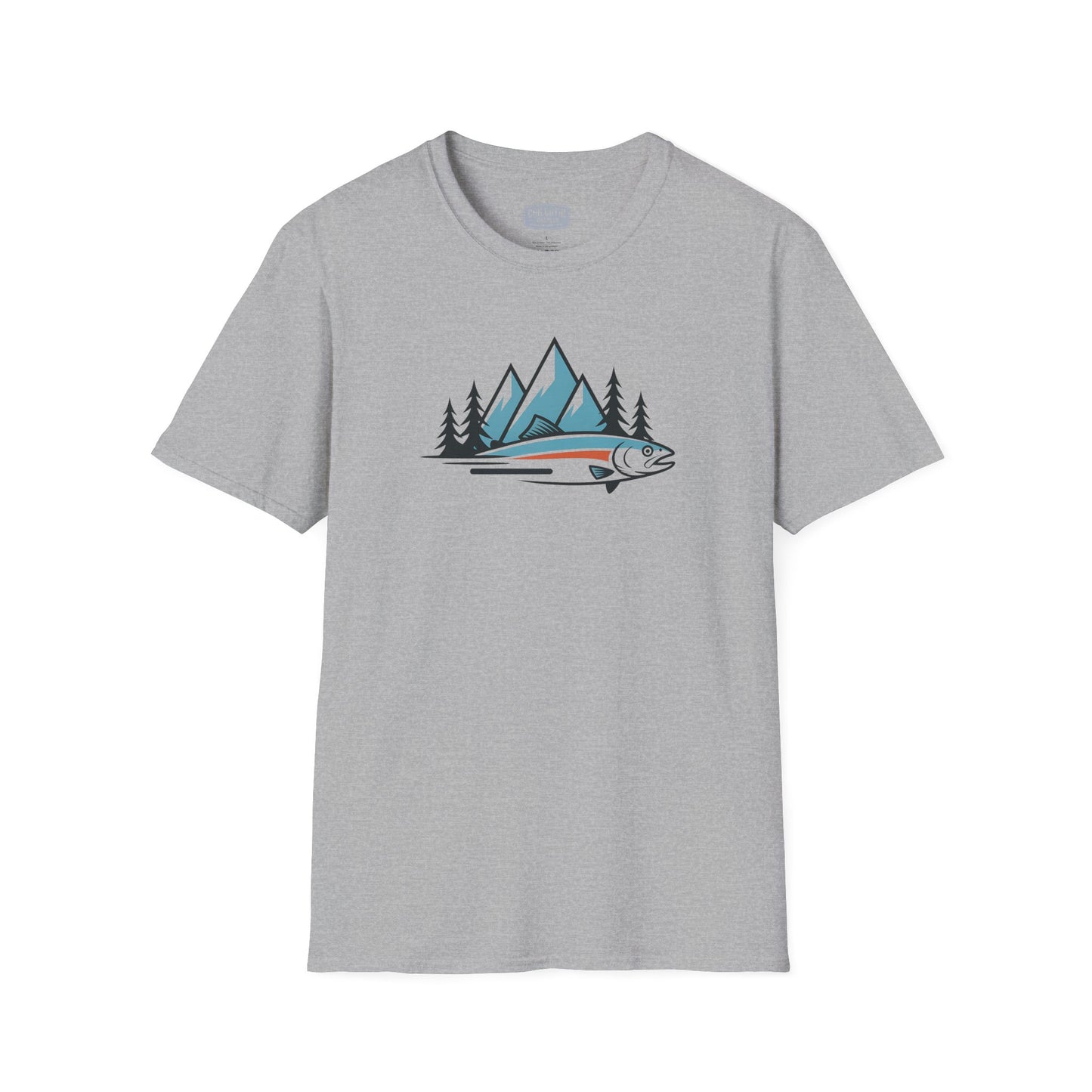 Wild Trout & Mountain Fishing Tee | Rugged Outdoor Shirt for Backcountry Anglers | Perfect Gift for Trout and Mountain Fishing Fans