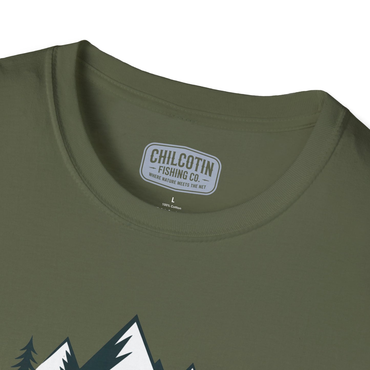 Brown Trout Country Wild Water Wild Fish T-Shirt | Rugged Outdoor Fishing Tee for Anglers