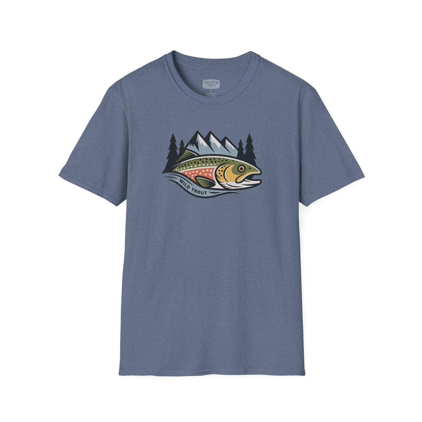 Wild Trout Fishing Adventure Tee | Classic Fishing Shirt for Outdoor Enthusiasts | Great Gift for Trout Anglers & Nature Lovers