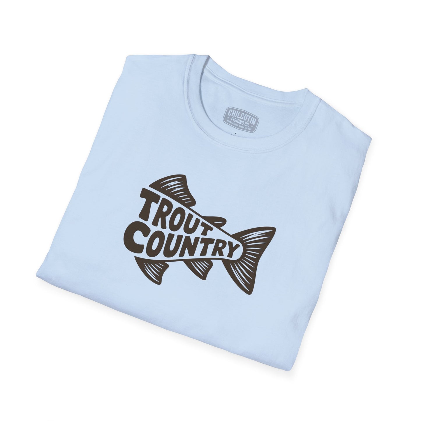 Trout Tail Trout Country Fishing T-Shirt | Rugged Angler Tee