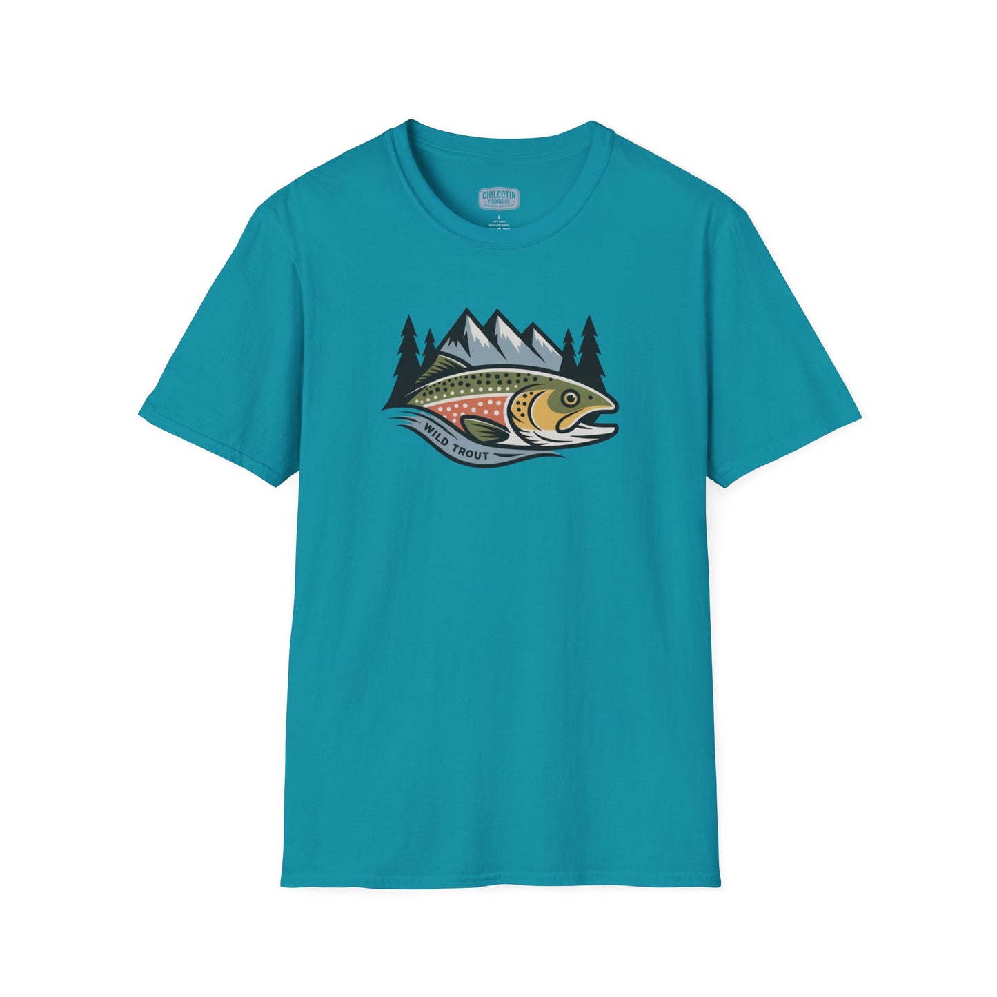 Wild Trout Fishing Adventure Tee | Classic Fishing Shirt for Outdoor Enthusiasts | Great Gift for Trout Anglers & Nature Lovers