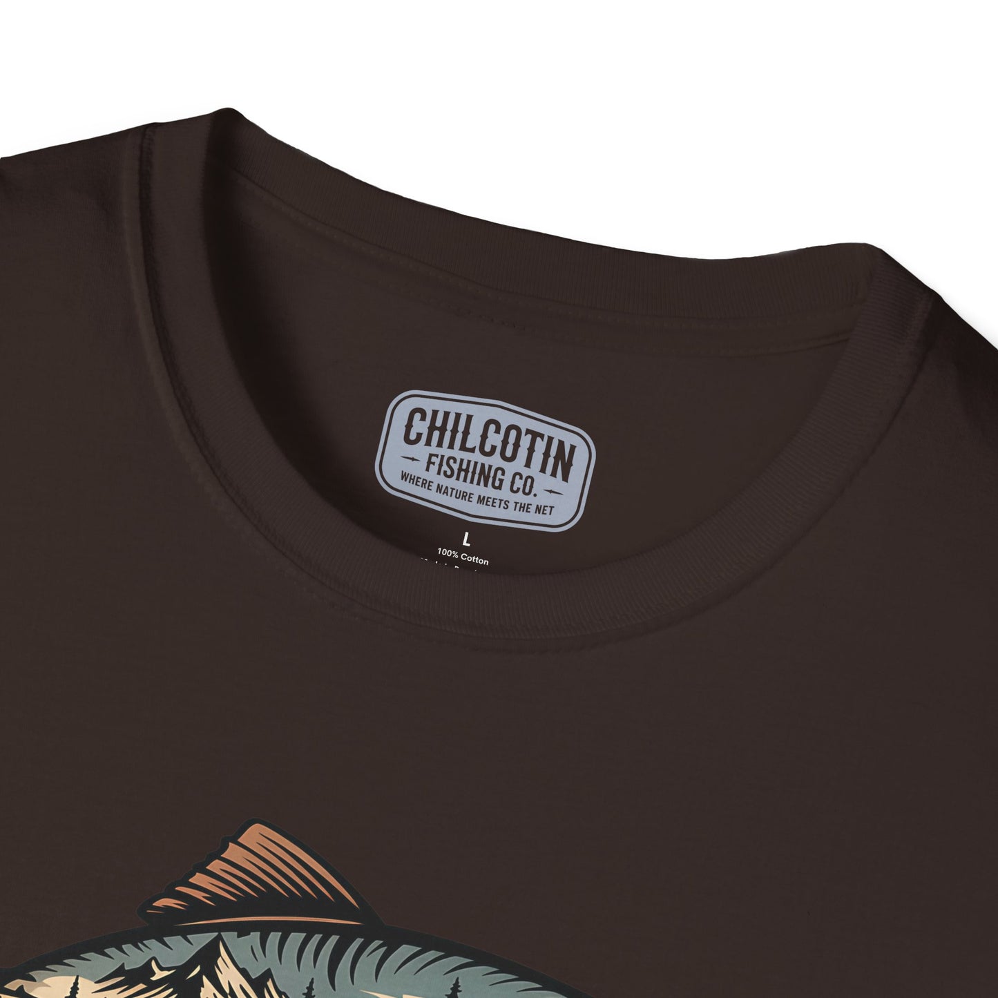 Trout Country Wild Water Wild Fishing T-Shirt | Rugged Outdoor Fishing Tee for Anglers