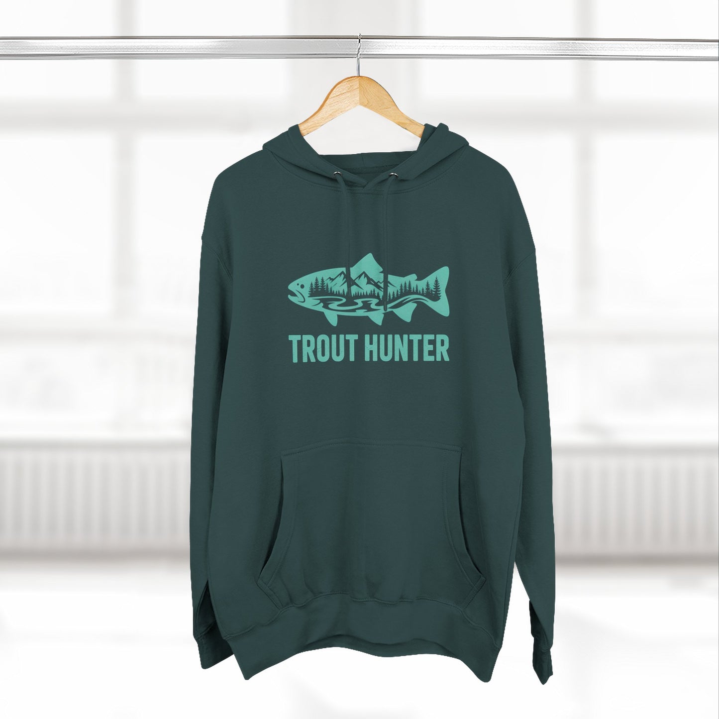Teal Trout Hunter Hoodie – Angler Adventure Apparel