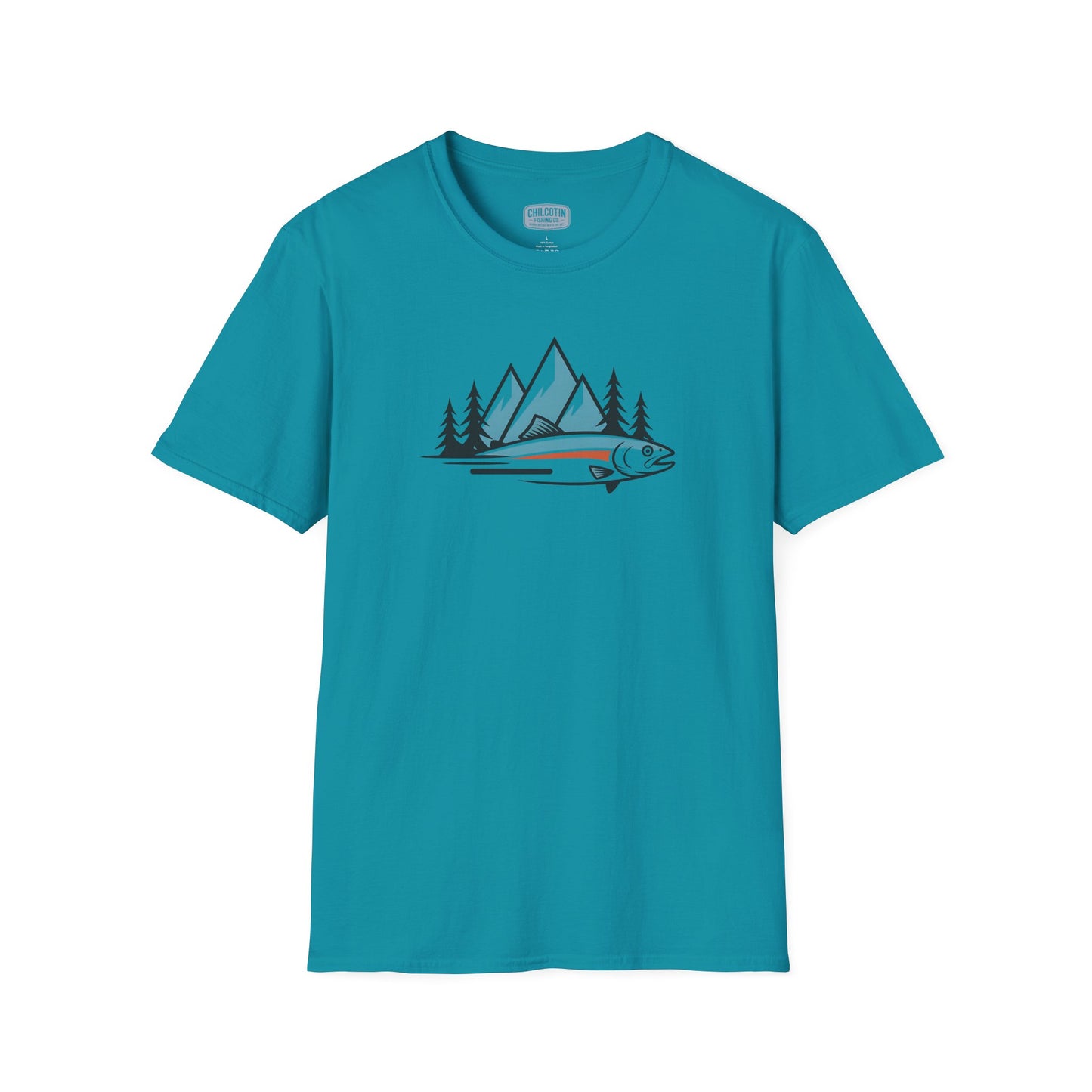 Wild Trout & Mountain Fishing Tee | Rugged Outdoor Shirt for Backcountry Anglers | Perfect Gift for Trout and Mountain Fishing Fans