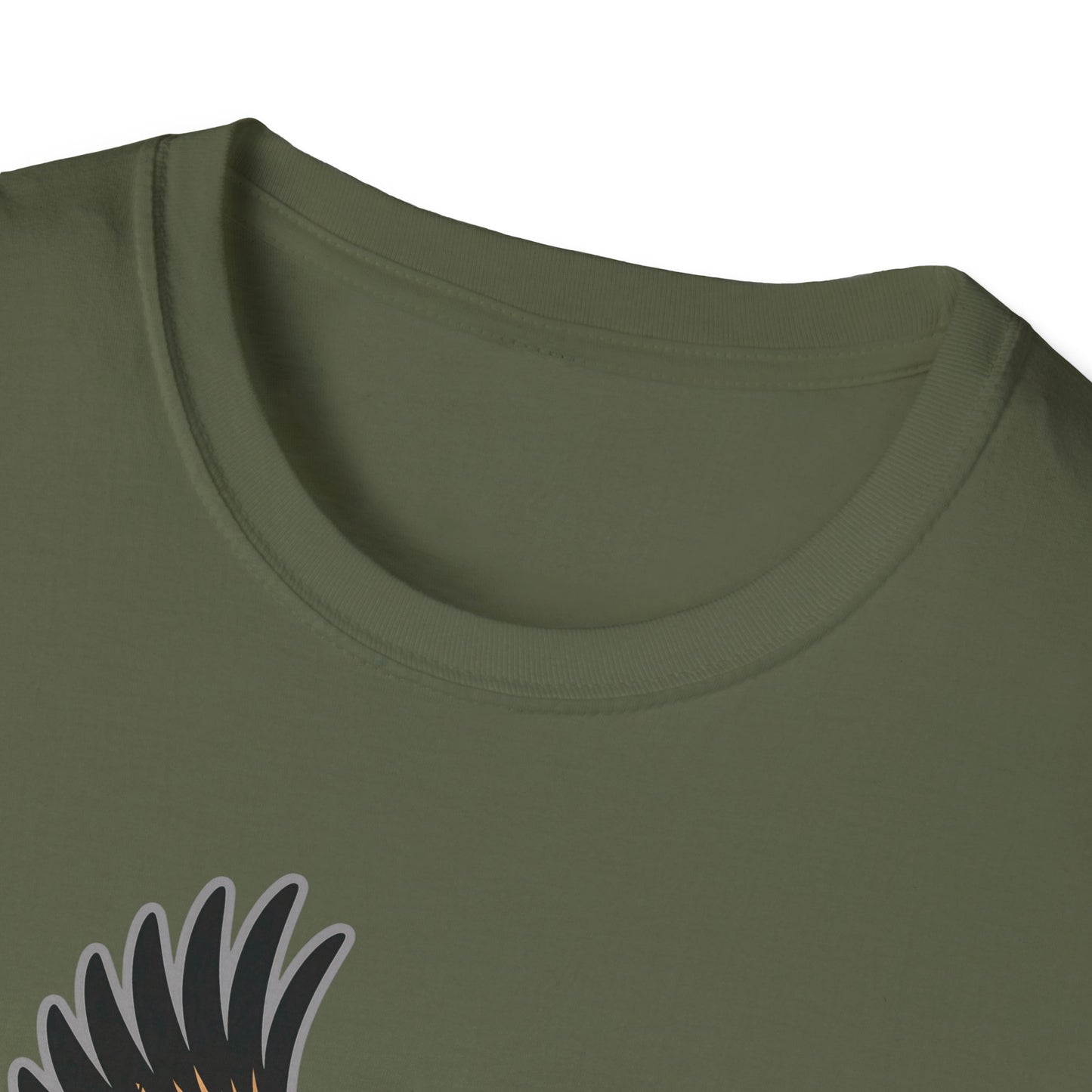 Eagle Trout Hunter Graphic Tee, Fishing Shirt, Unisex Softstyle T-Shirt, Gift for Anglers, Fishing Enthusiast Apparel