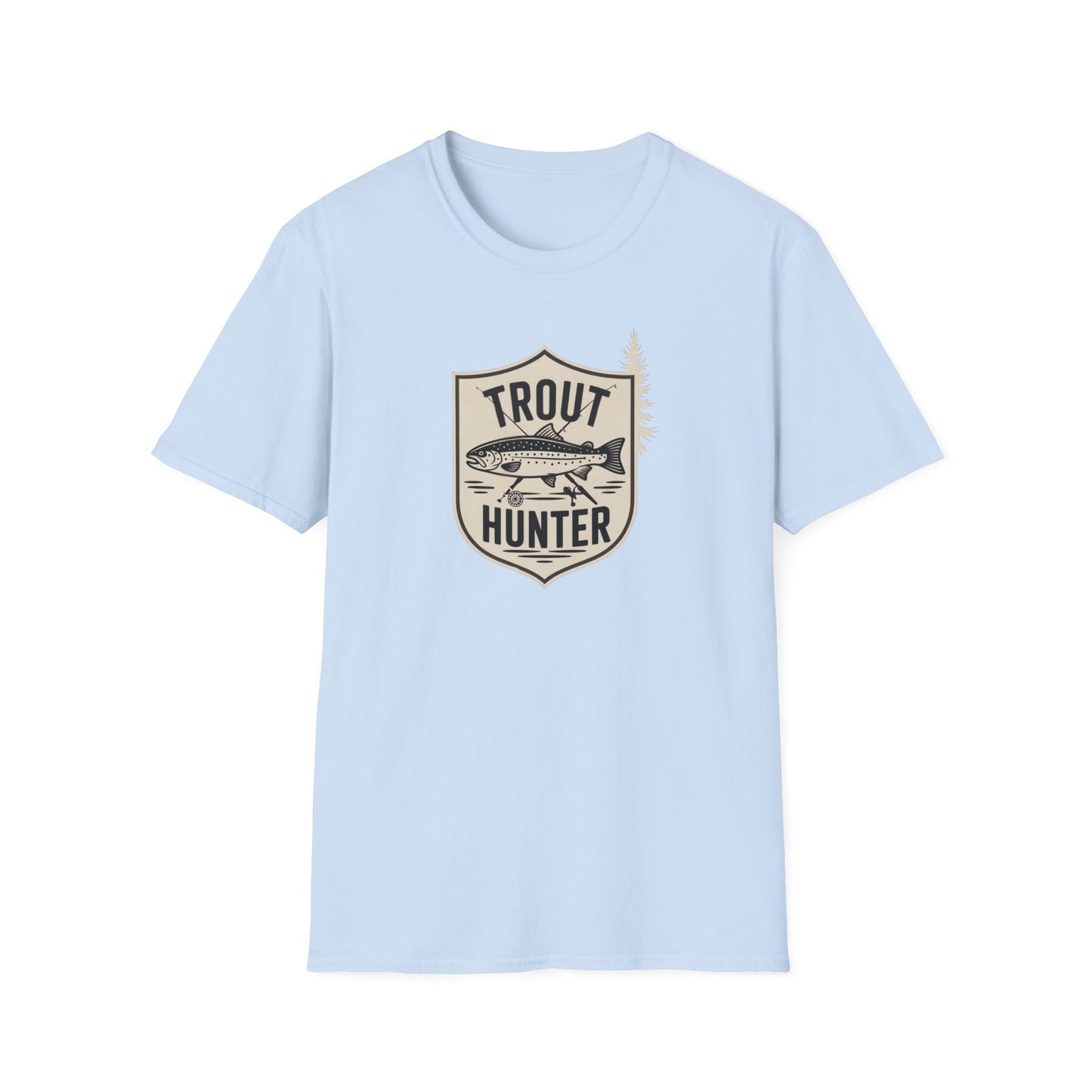 Trout Hunter T-Shirt, Fishing Tee, Unisex Apparel, Outdoor Shirt, Gift for Anglers, Casual Wear, Nature Lover Gear