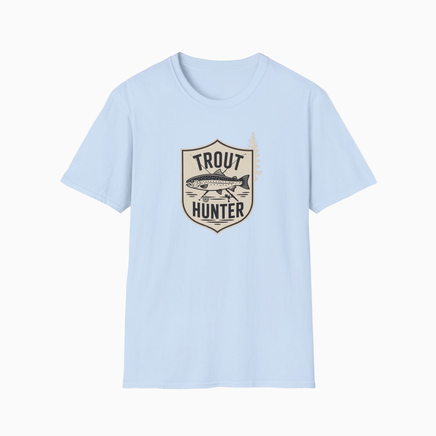 Trout Hunter Pine Badge Tee – Fishing Tee for Anglers