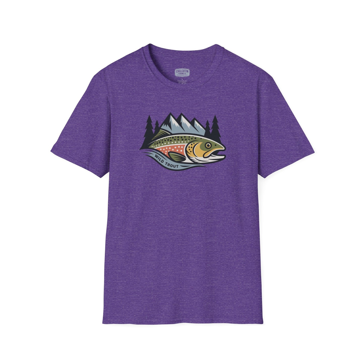 Wild Trout Fishing Adventure Tee | Classic Fishing Shirt for Outdoor Enthusiasts | Great Gift for Trout Anglers & Nature Lovers