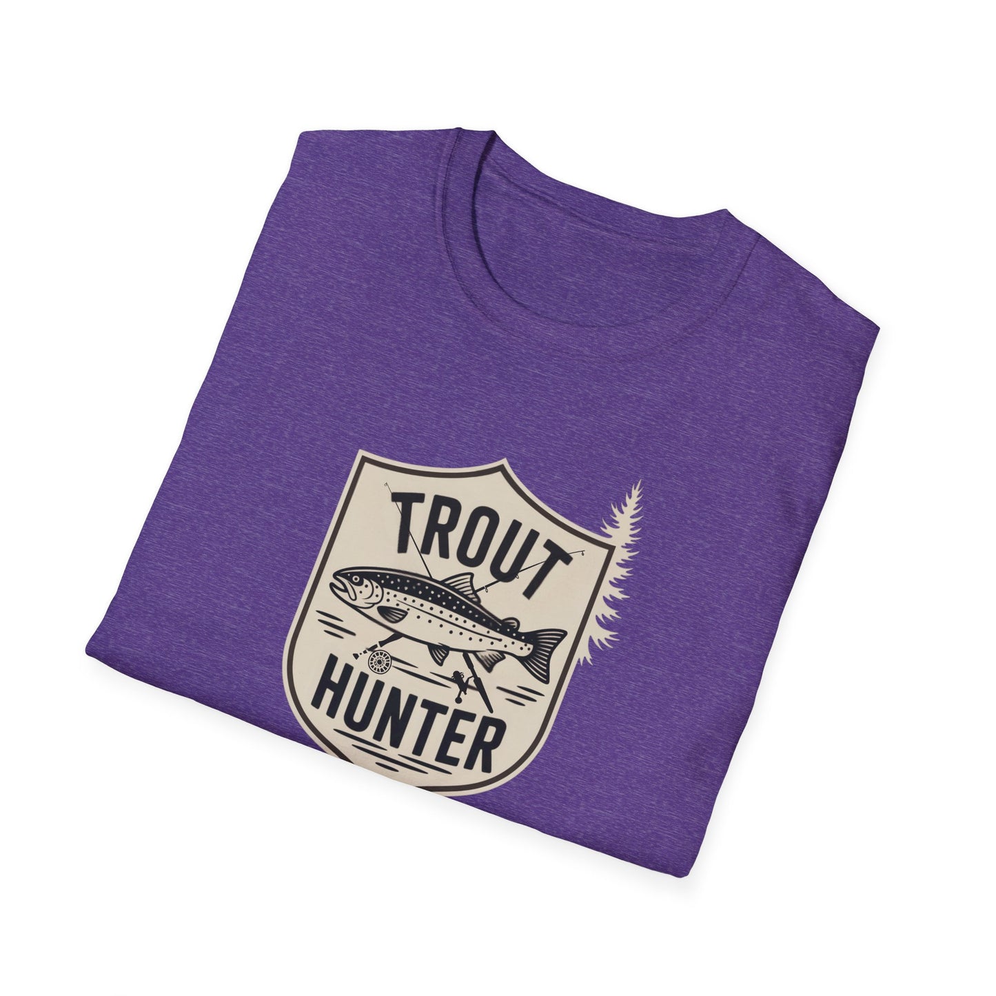Trout Hunter T-Shirt, Fishing Tee, Unisex Apparel, Outdoor Shirt, Gift for Anglers, Casual Wear, Nature Lover Gear