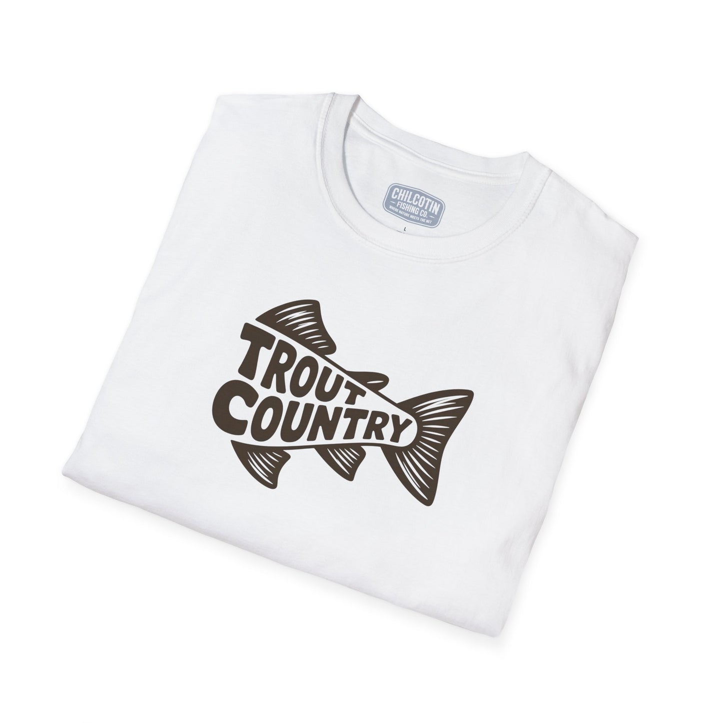 Trout Tail Trout Country Fishing T-Shirt | Rugged Angler Tee