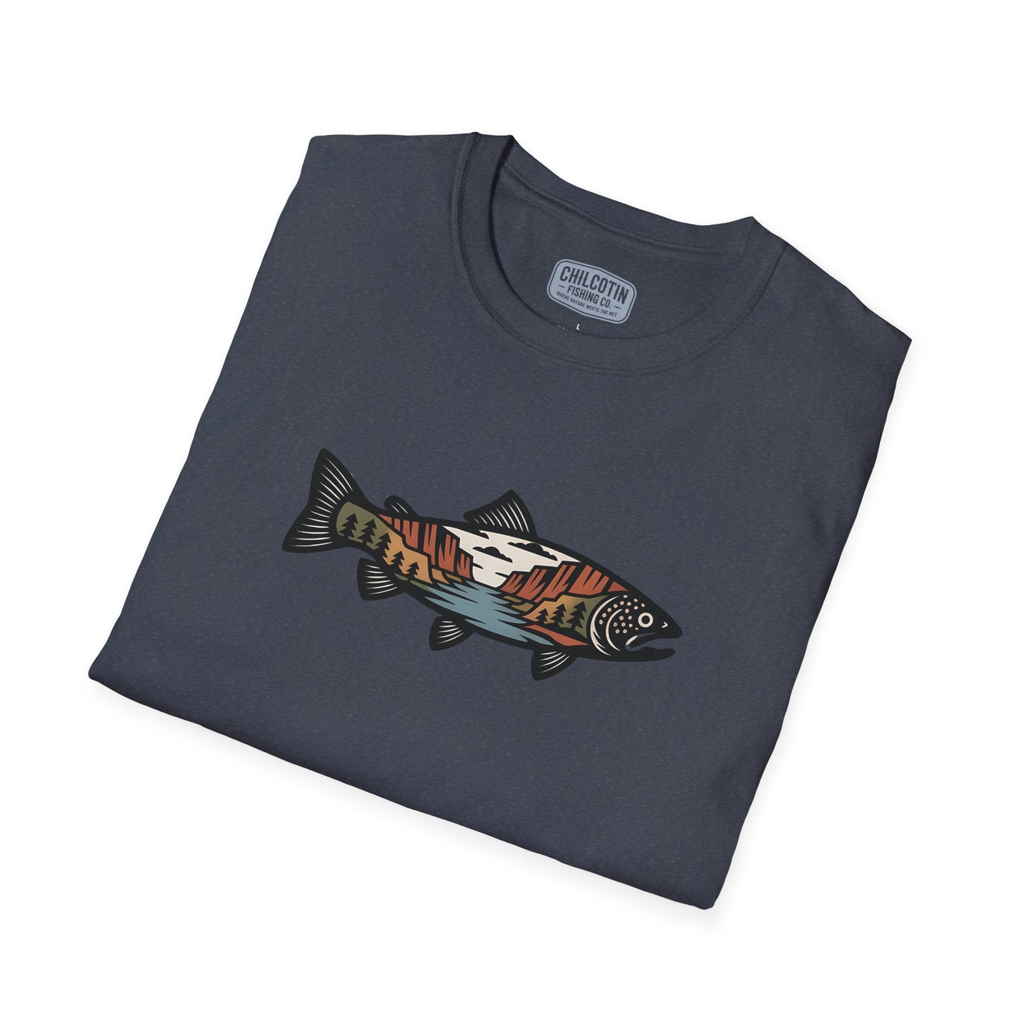 Wild Waters Trout Fishing Tee – Outdoor & Angler T-Shirt