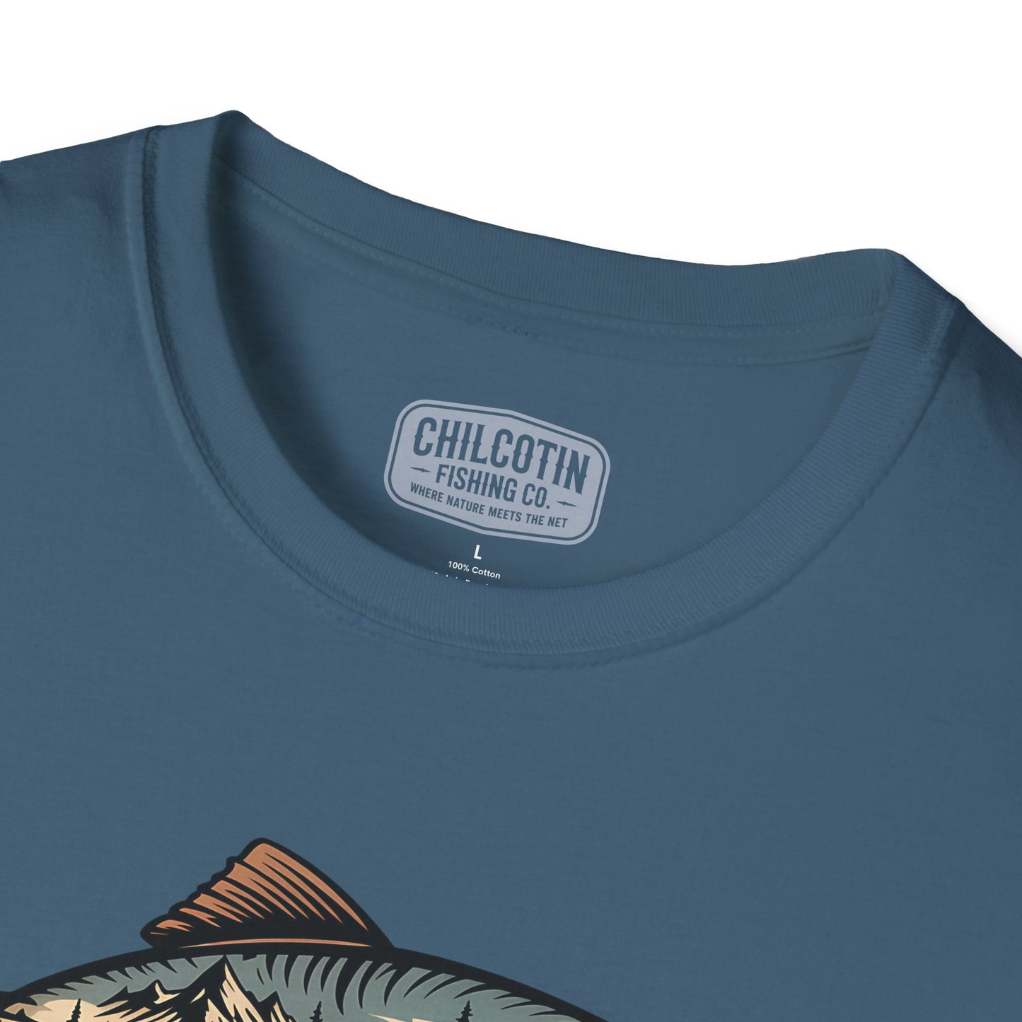 Trout Country Wild Water Wild Fishing T-Shirt | Rugged Outdoor Fishing Tee for Anglers