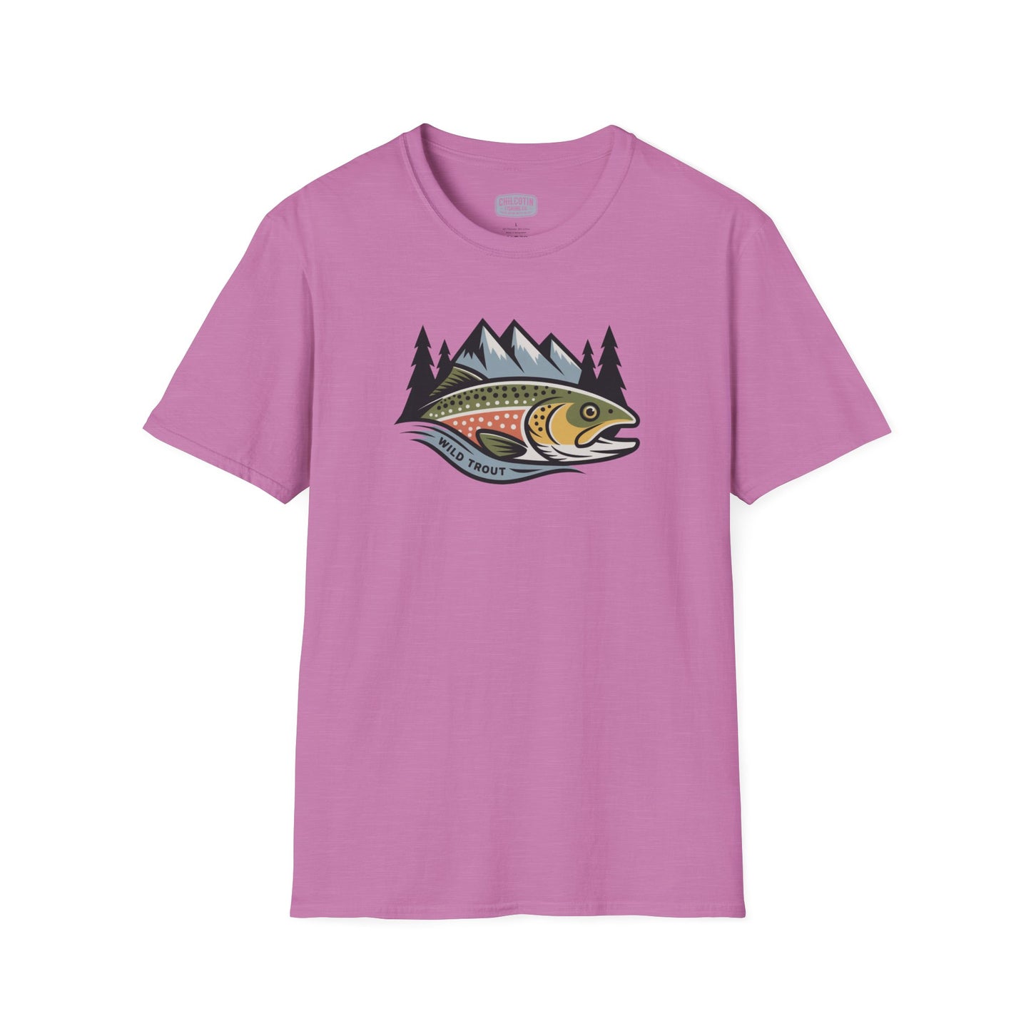 Wild Trout Fishing Adventure Tee | Classic Fishing Shirt for Outdoor Enthusiasts | Great Gift for Trout Anglers & Nature Lovers