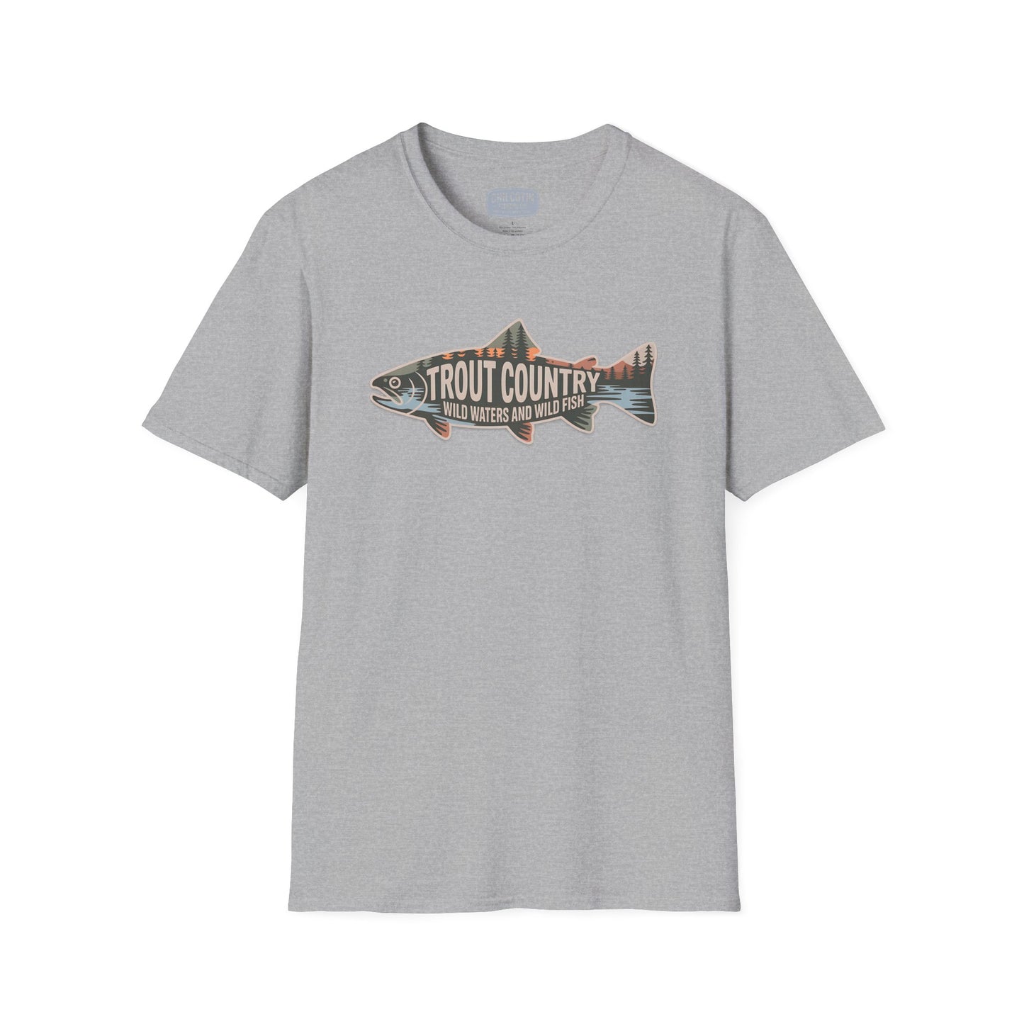 Trout Country Outline Trout T-Shirt – Fishing Apparel for Anglers
