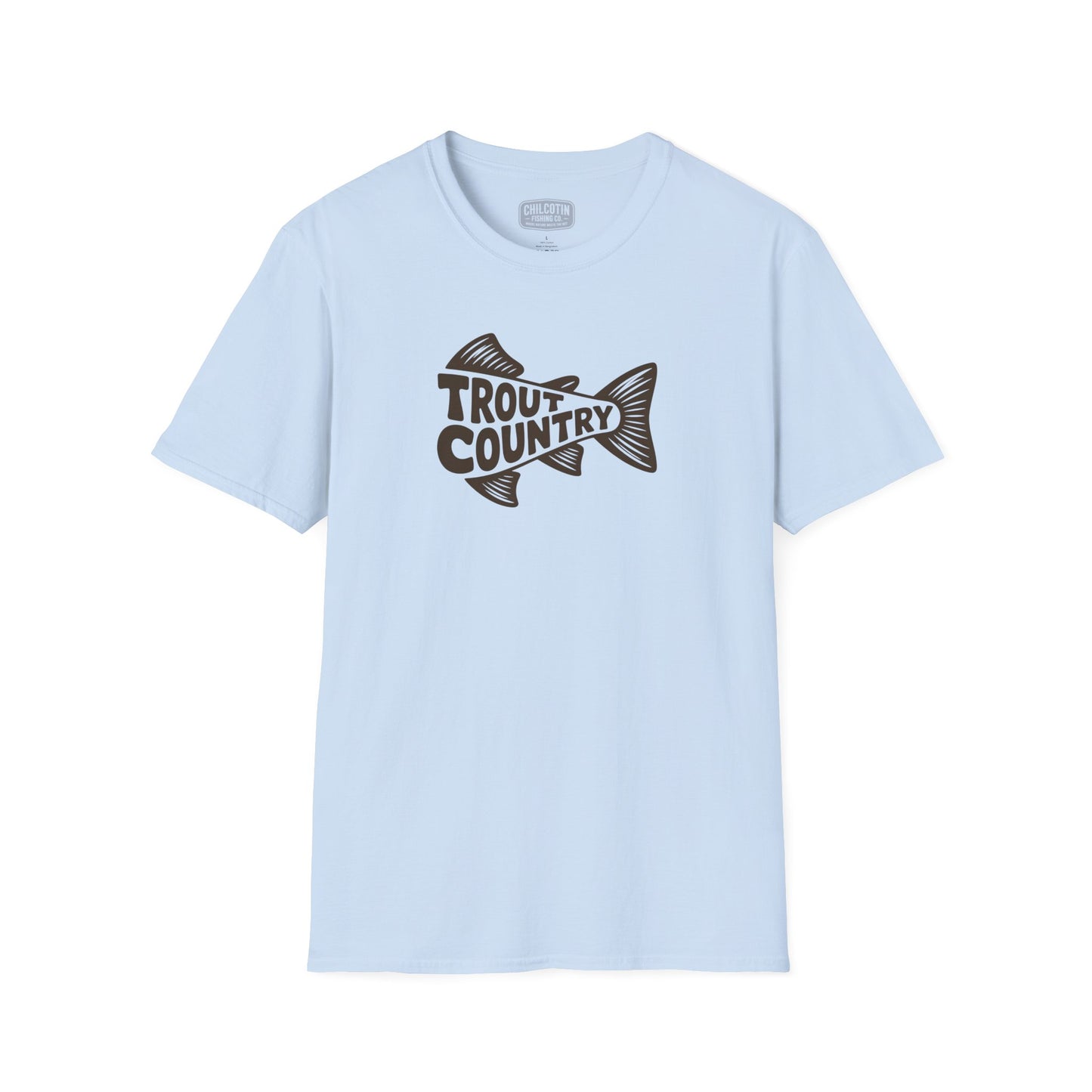 Trout Tail Trout Country Fishing T-Shirt | Rugged Angler Tee