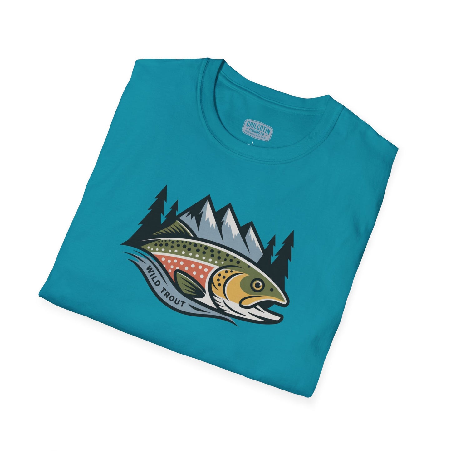 Wild Trout Fishing Adventure Tee | Classic Fishing Shirt for Outdoor Enthusiasts | Great Gift for Trout Anglers & Nature Lovers