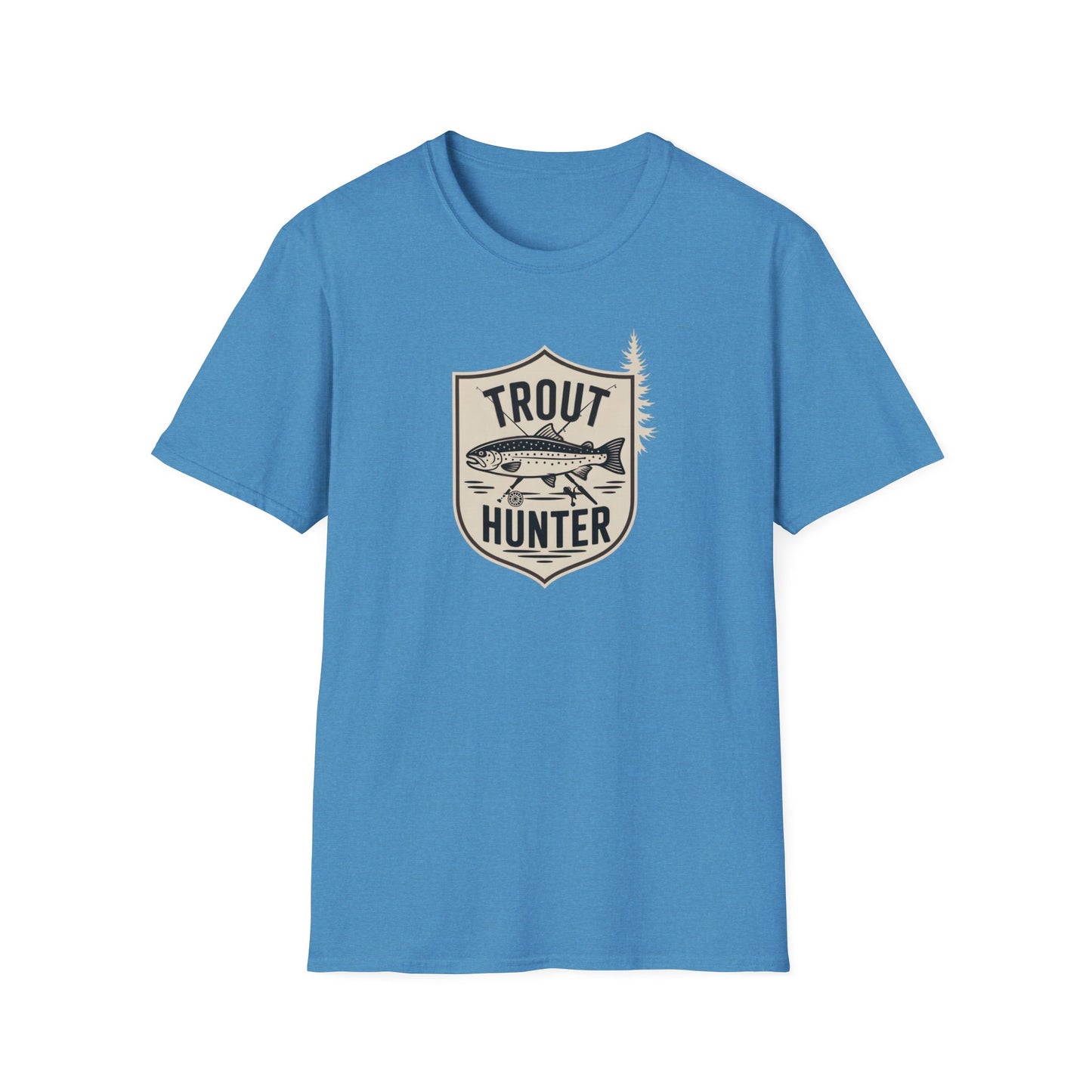 Trout Hunter T-Shirt, Fishing Tee, Unisex Apparel, Outdoor Shirt, Gift for Anglers, Casual Wear, Nature Lover Gear