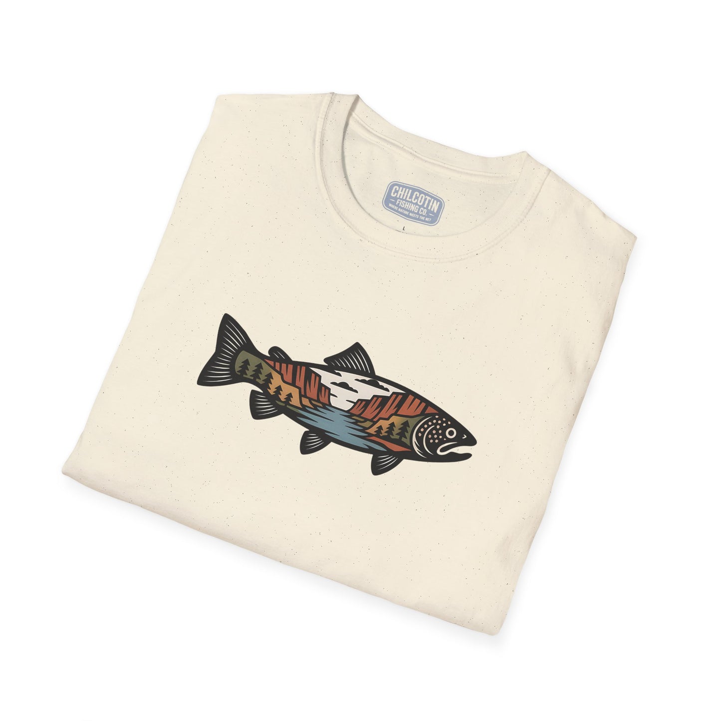 Wild Waters Trout Fishing Tee – Outdoor & Angler T-Shirt