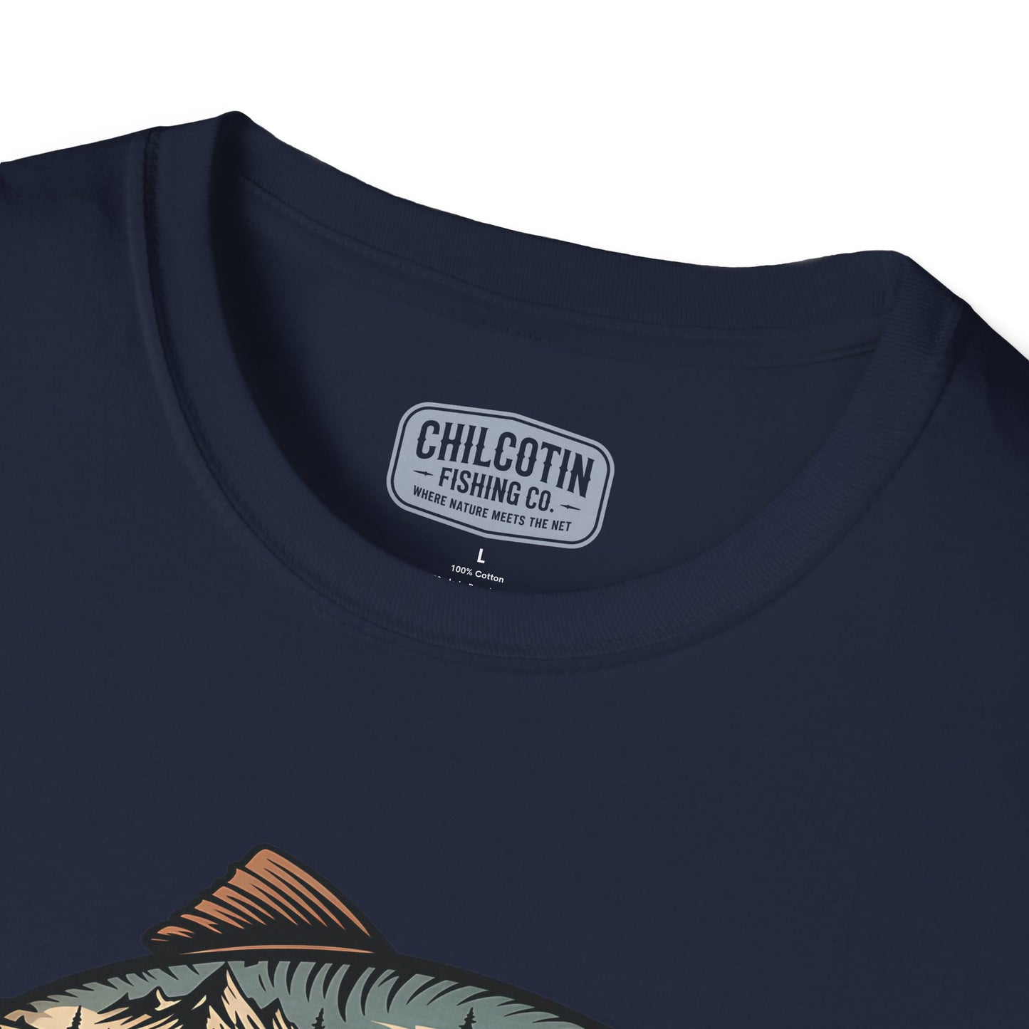 Trout Country Wild Water Wild Fishing T-Shirt | Rugged Outdoor Fishing Tee for Anglers