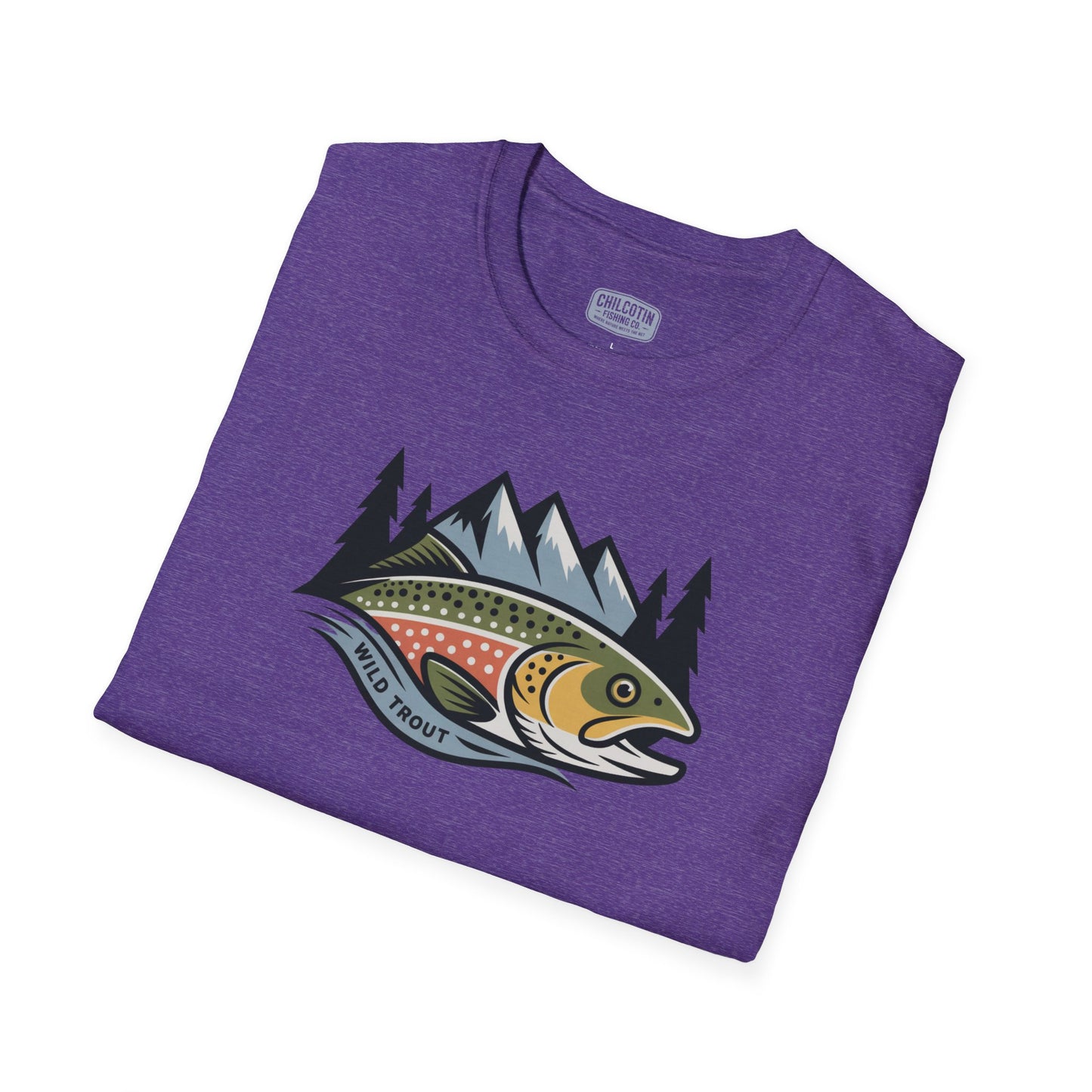 Wild Trout Fishing Adventure Tee | Classic Fishing Shirt for Outdoor Enthusiasts | Great Gift for Trout Anglers & Nature Lovers