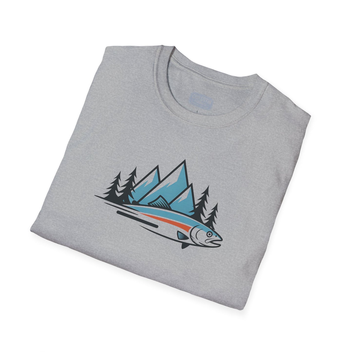 Wild Trout & Mountain Fishing Tee | Rugged Outdoor Shirt for Backcountry Anglers | Perfect Gift for Trout and Mountain Fishing Fans