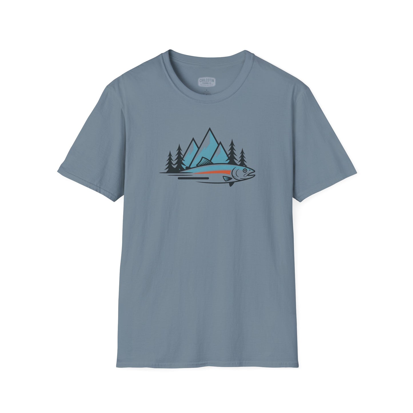 Wild Trout & Mountain Fishing Tee | Rugged Outdoor Shirt for Backcountry Anglers | Perfect Gift for Trout and Mountain Fishing Fans