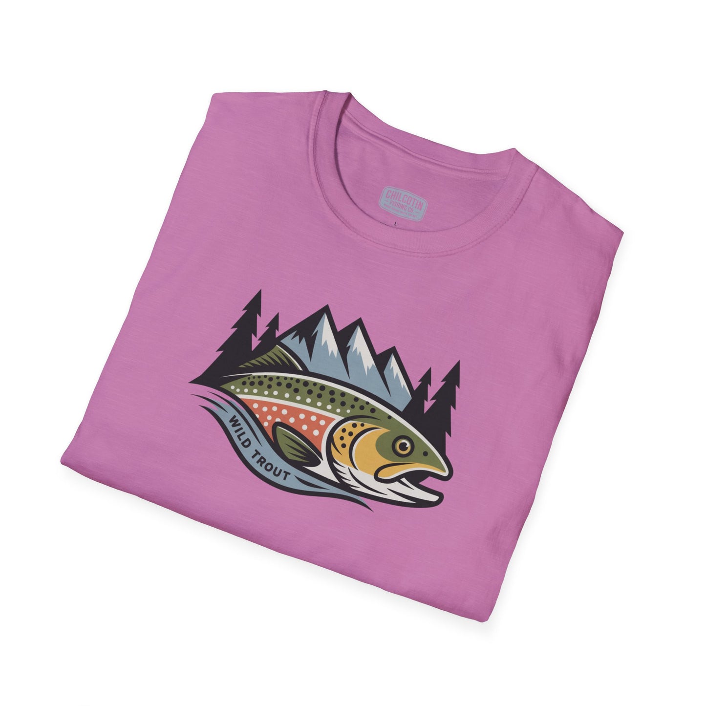 Wild Trout Fishing Adventure Tee | Classic Fishing Shirt for Outdoor Enthusiasts | Great Gift for Trout Anglers & Nature Lovers