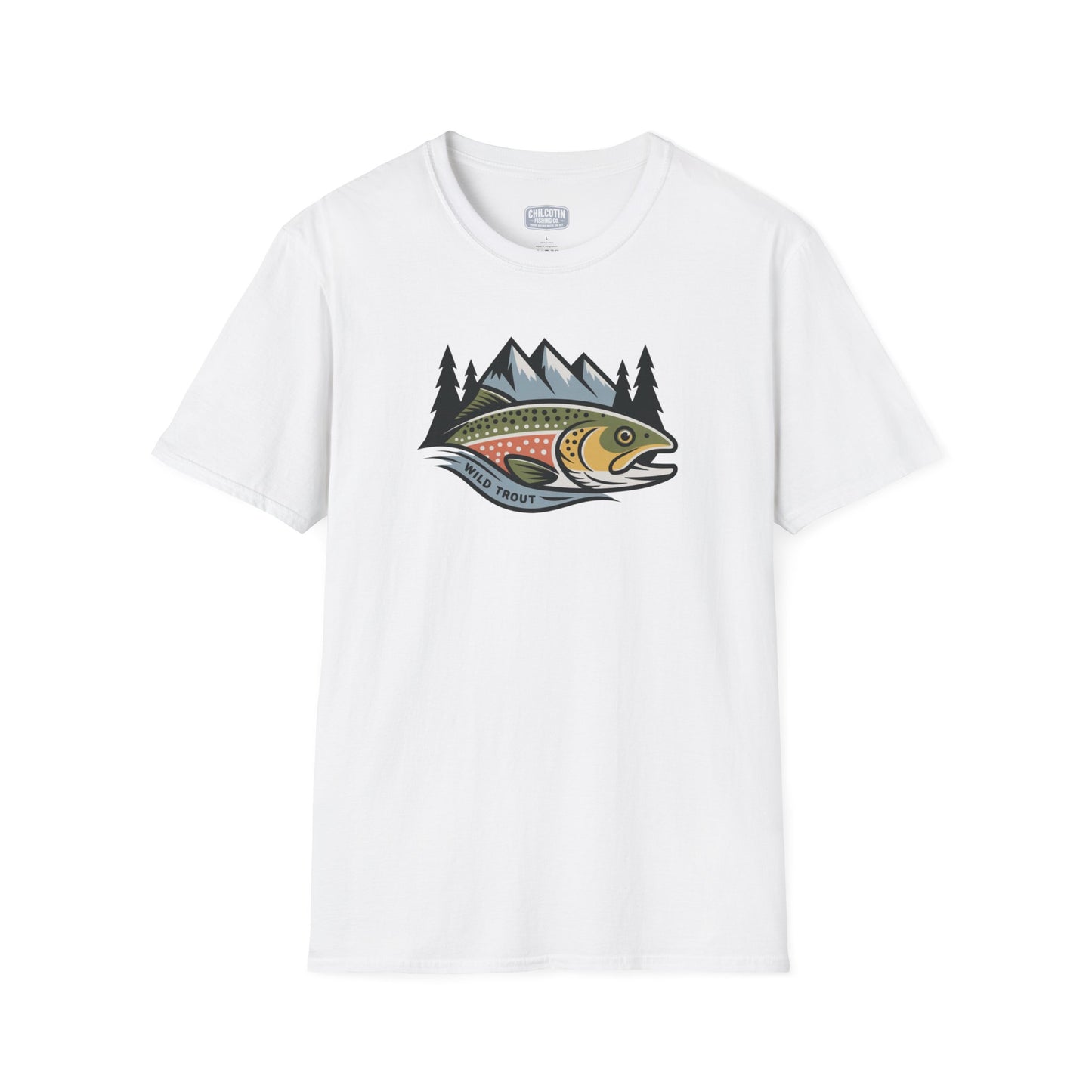Wild Trout Fishing Adventure Tee | Classic Fishing Shirt for Outdoor Enthusiasts | Great Gift for Trout Anglers & Nature Lovers