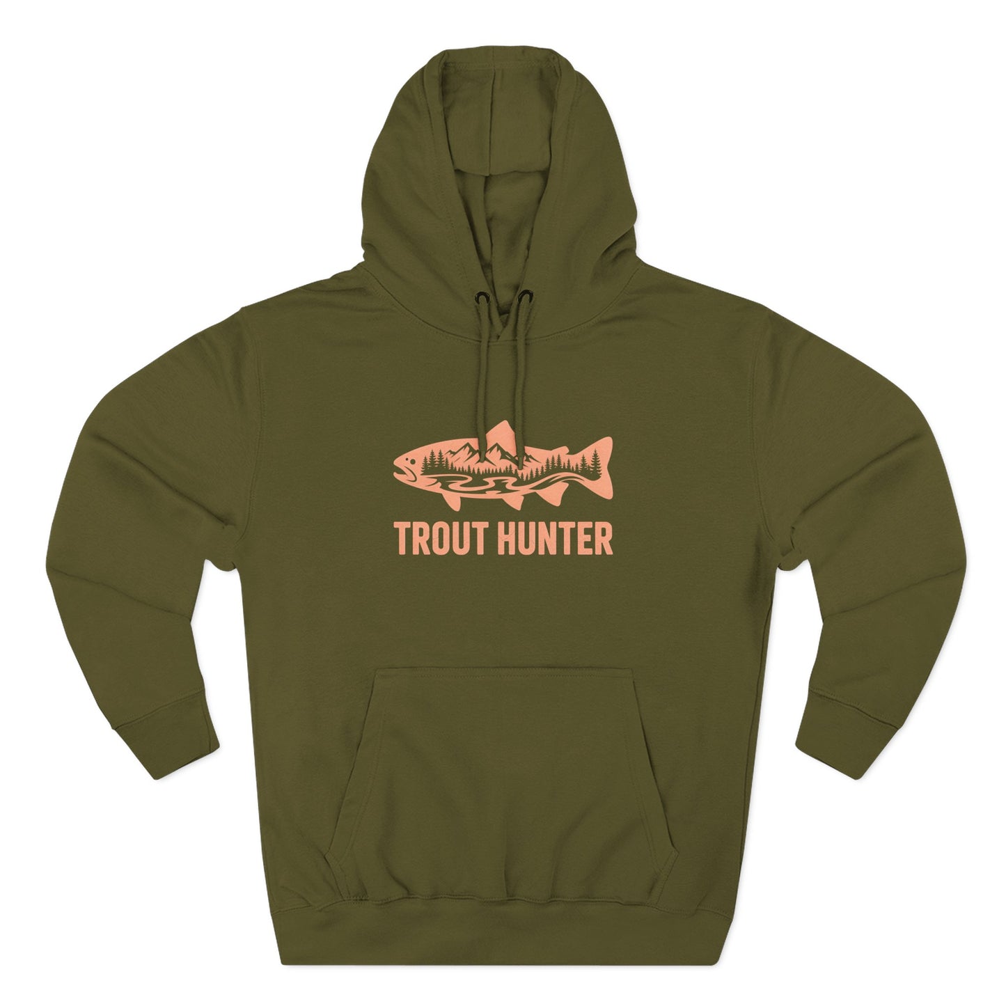 Orange Trout Hunter Hoodie – Angler Adventure Apparel