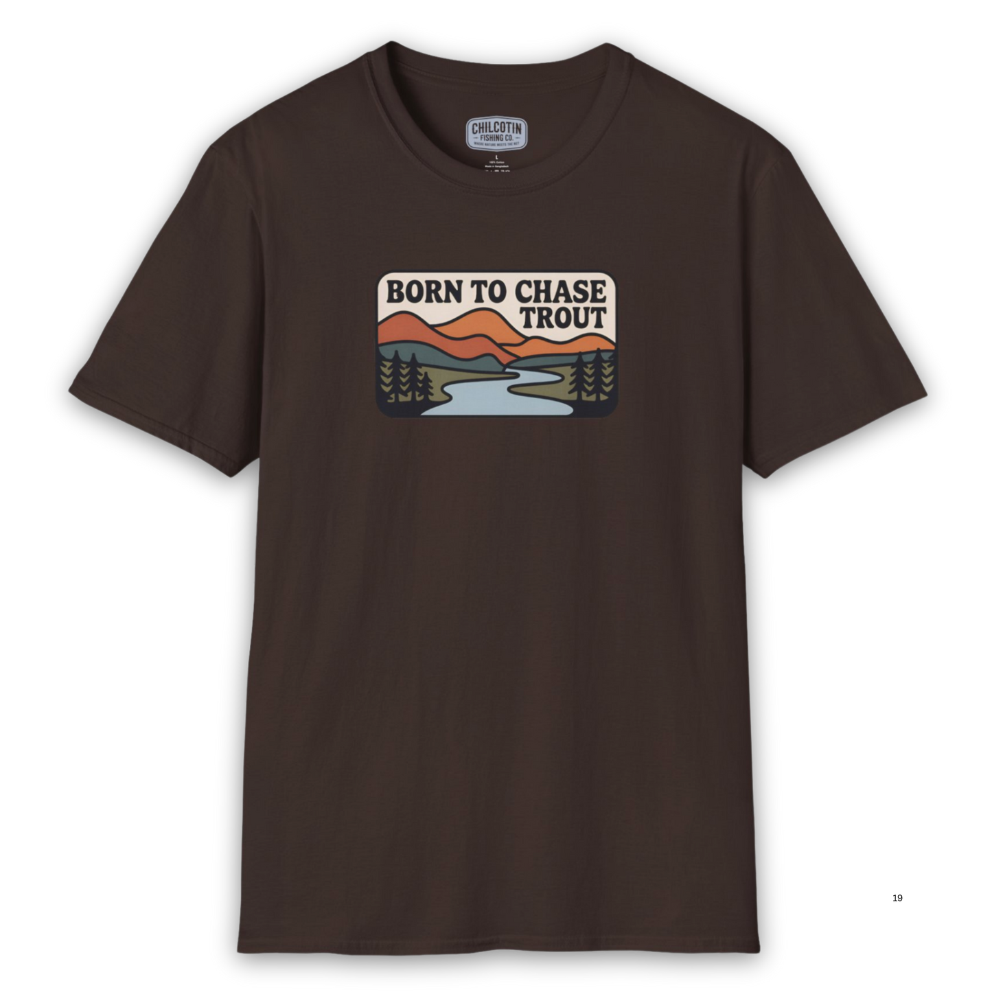 Born to Chase Trout Retro Tee