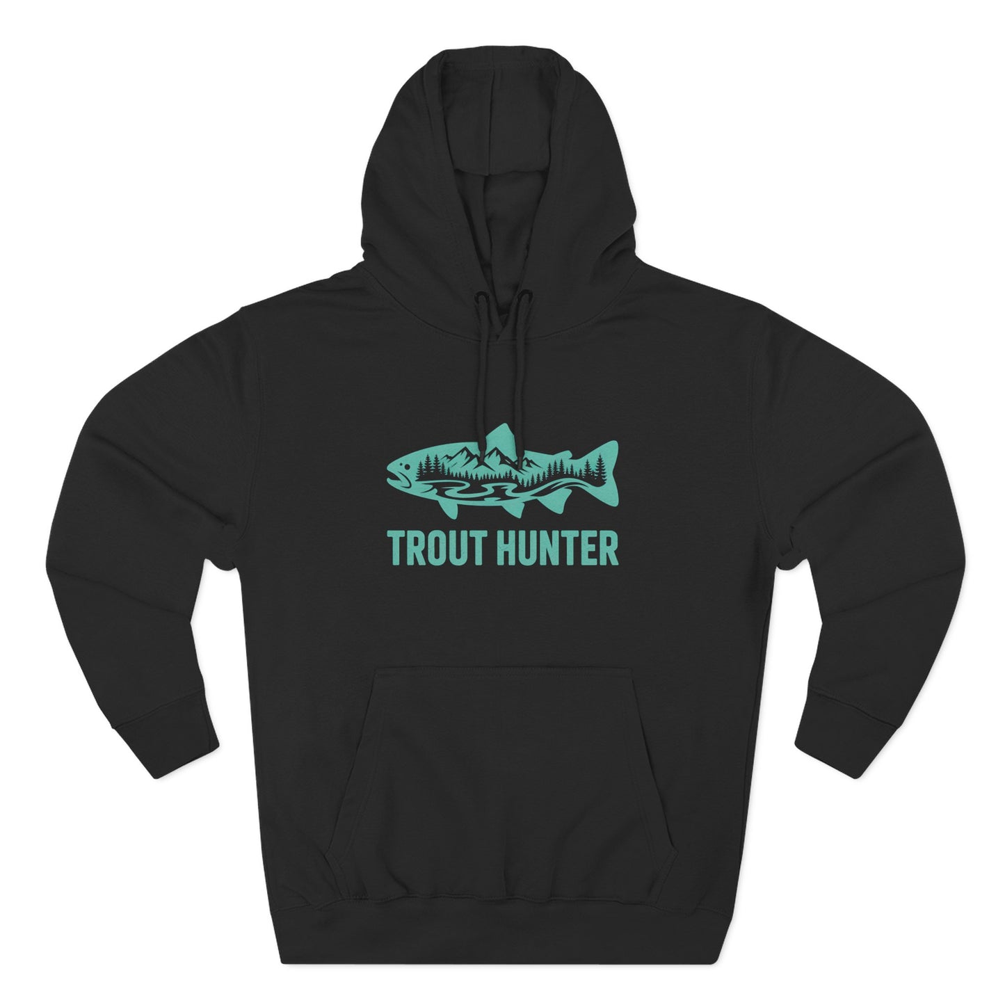 Teal Trout Hunter Hoodie – Angler Adventure Apparel