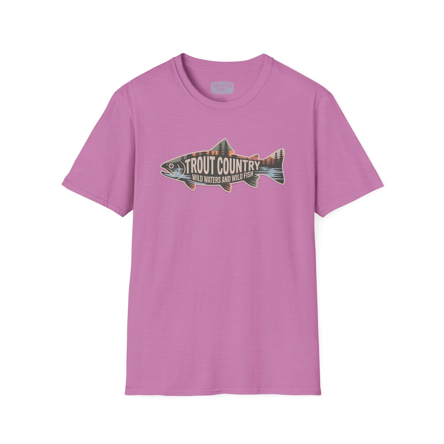 Trout Country Outline Trout T-Shirt – Fishing Apparel for Anglers