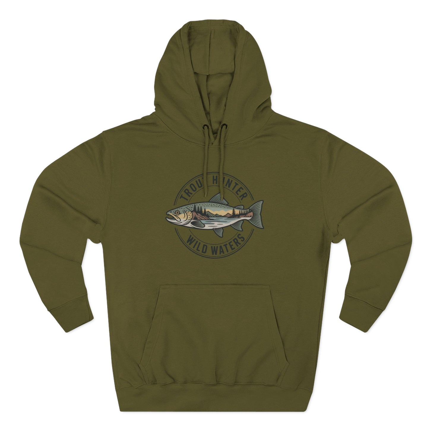 Trout Hunter Wild Waters Fleece Hoodie