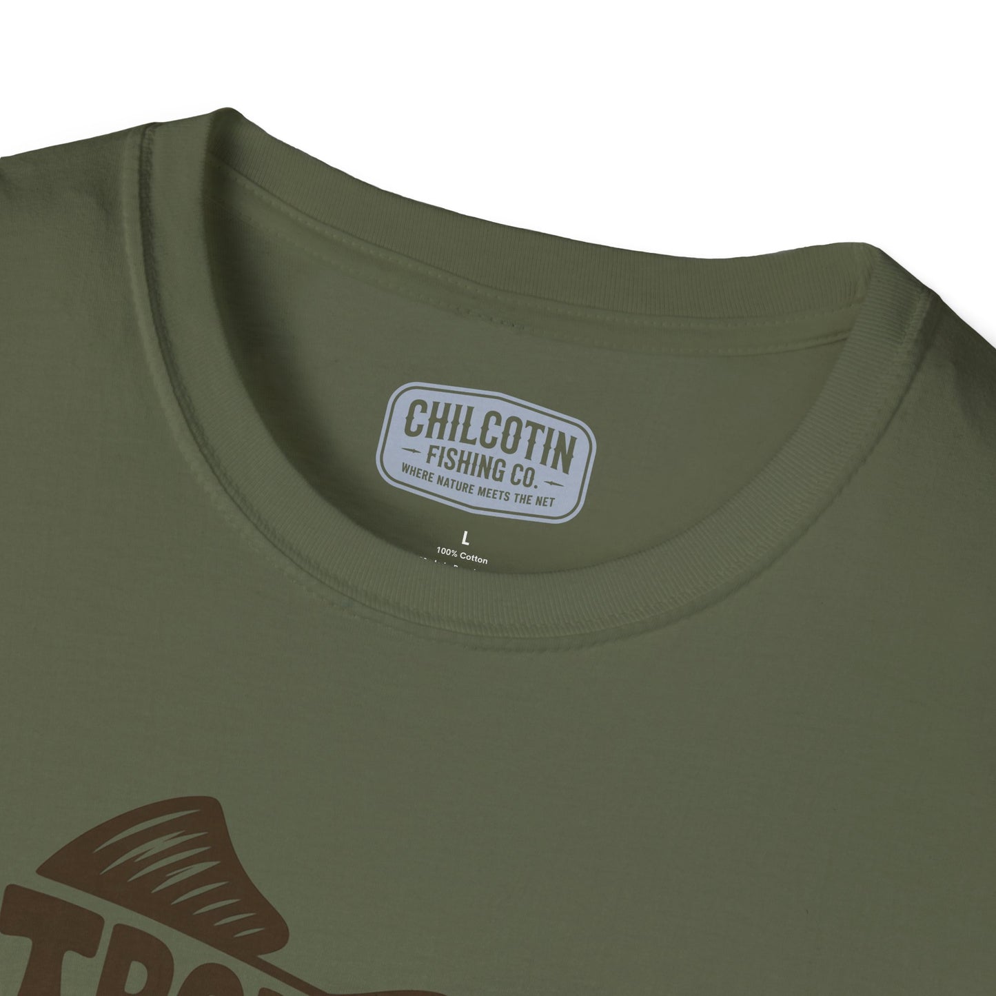 Trout Tail Trout Country Fishing T-Shirt | Rugged Angler Tee
