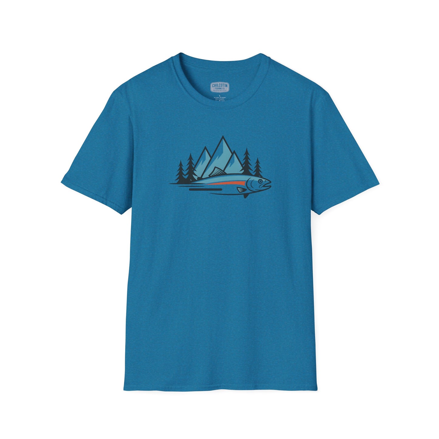 Wild Trout & Mountain Fishing Tee | Rugged Outdoor Shirt for Backcountry Anglers | Perfect Gift for Trout and Mountain Fishing Fans