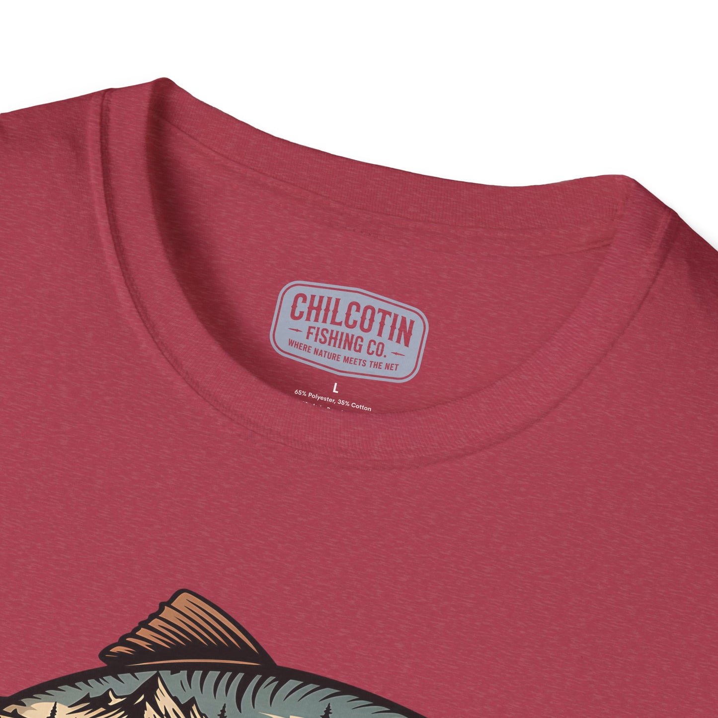 Trout Country Wild Water Wild Fishing T-Shirt | Rugged Outdoor Fishing Tee for Anglers