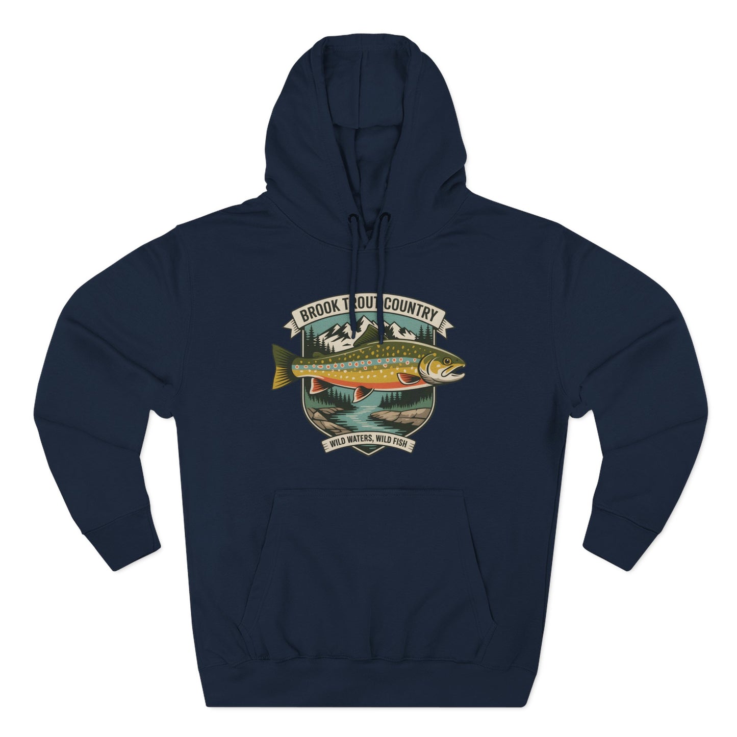Brook Trout Country Hoodie – Trout Fishing & Outdoor Hoodie