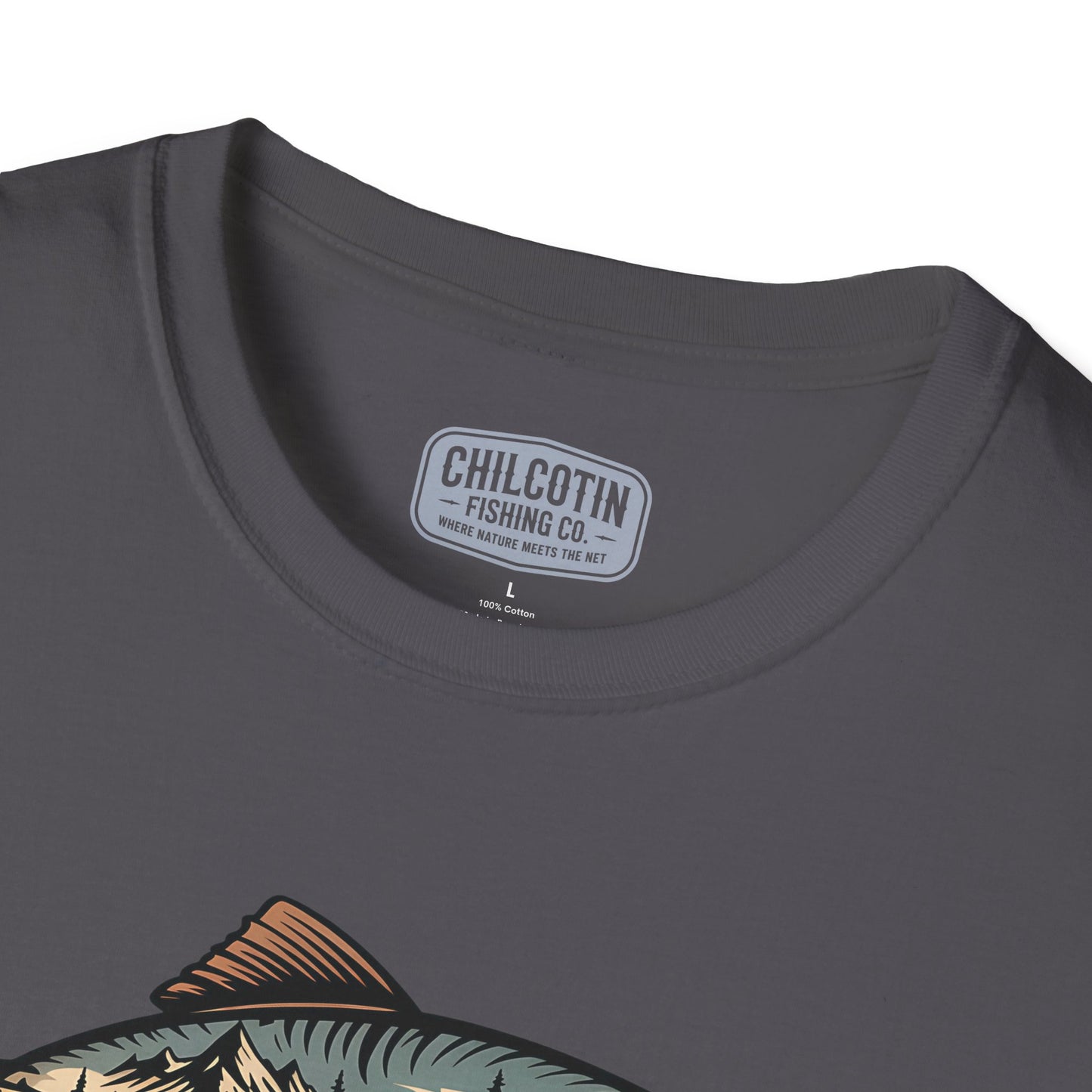 Trout Country Wild Water Wild Fishing T-Shirt | Rugged Outdoor Fishing Tee for Anglers