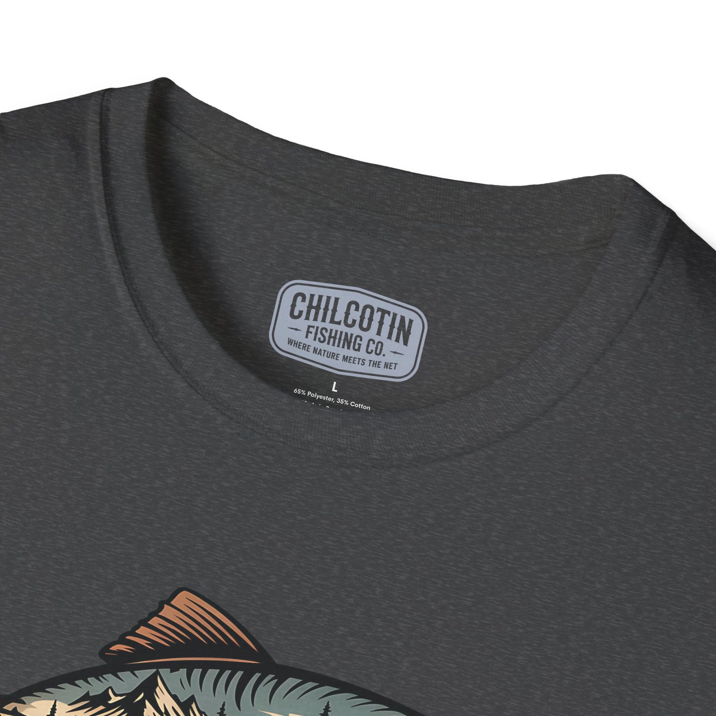 Trout Country Wild Water Wild Fishing T-Shirt | Rugged Outdoor Fishing Tee for Anglers
