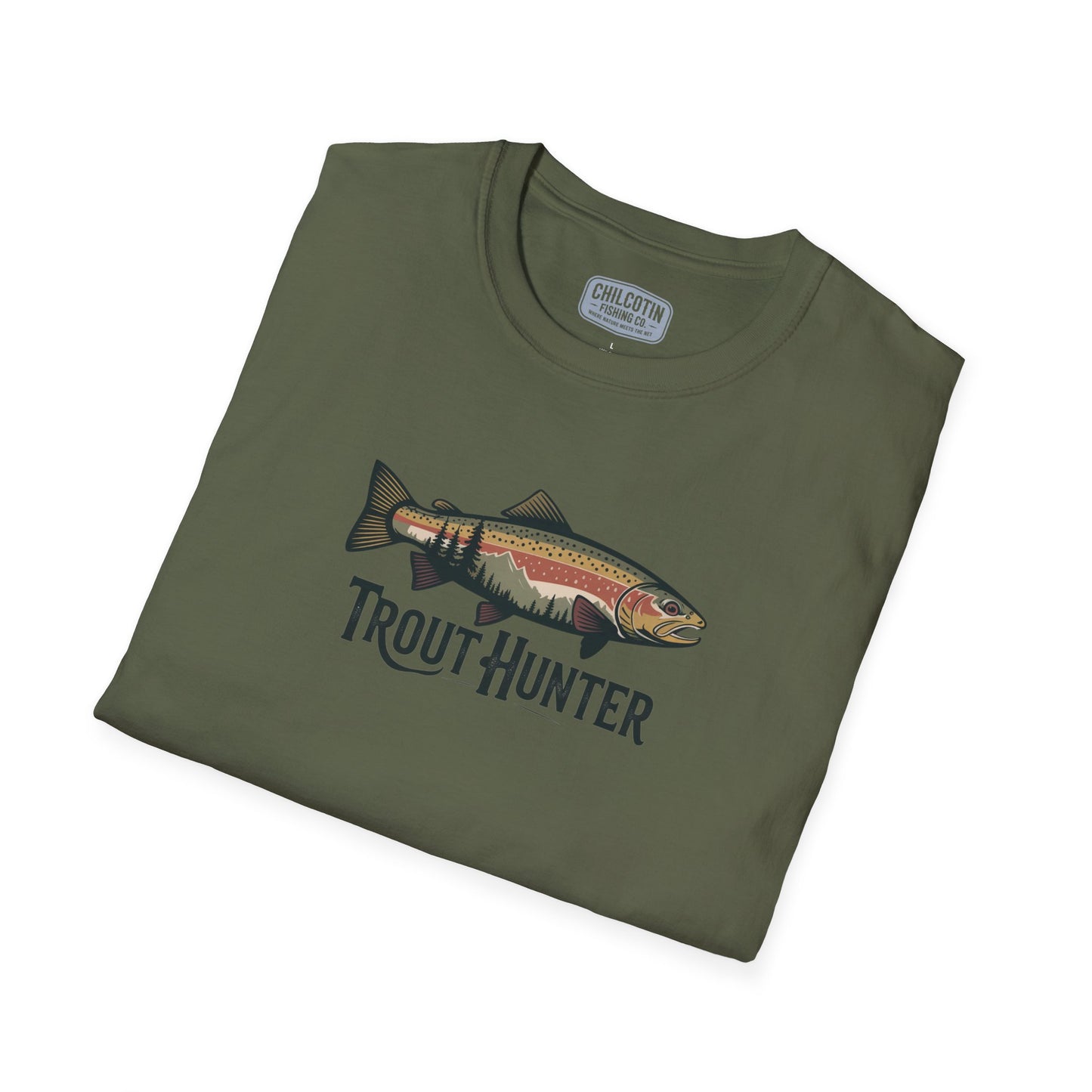 Trout Hunter Fishing T-Shirt – Comfortable Tee for Anglers