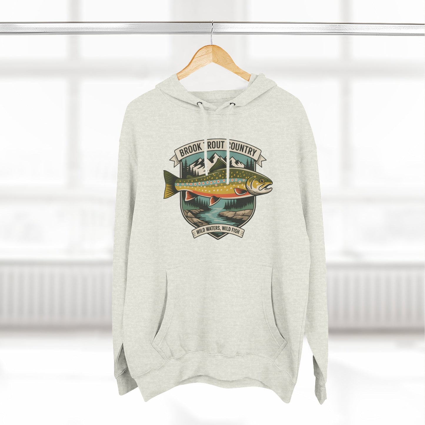 Brook Trout Country Hoodie – Trout Fishing & Outdoor Hoodie