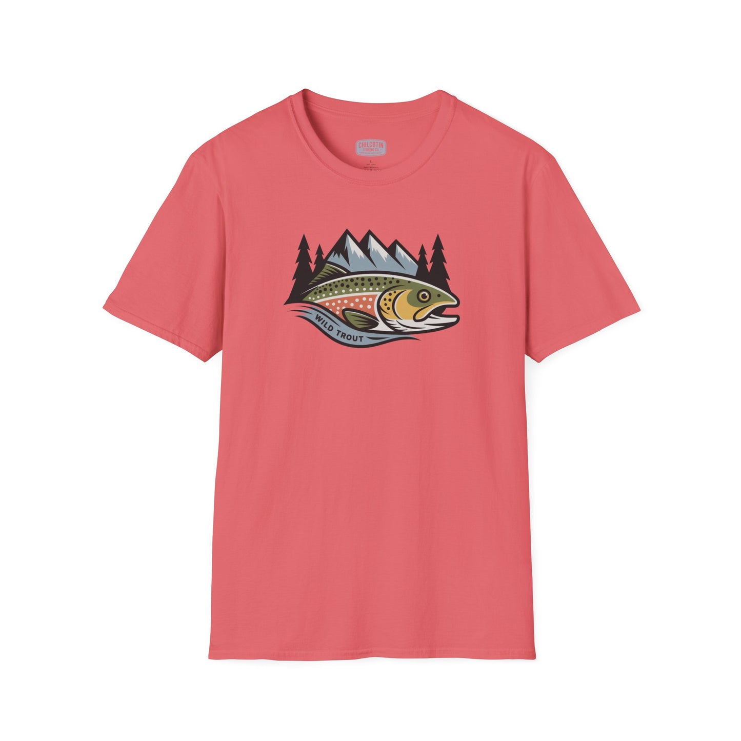 Wild Trout Fishing Adventure Tee | Classic Fishing Shirt for Outdoor Enthusiasts | Great Gift for Trout Anglers & Nature Lovers