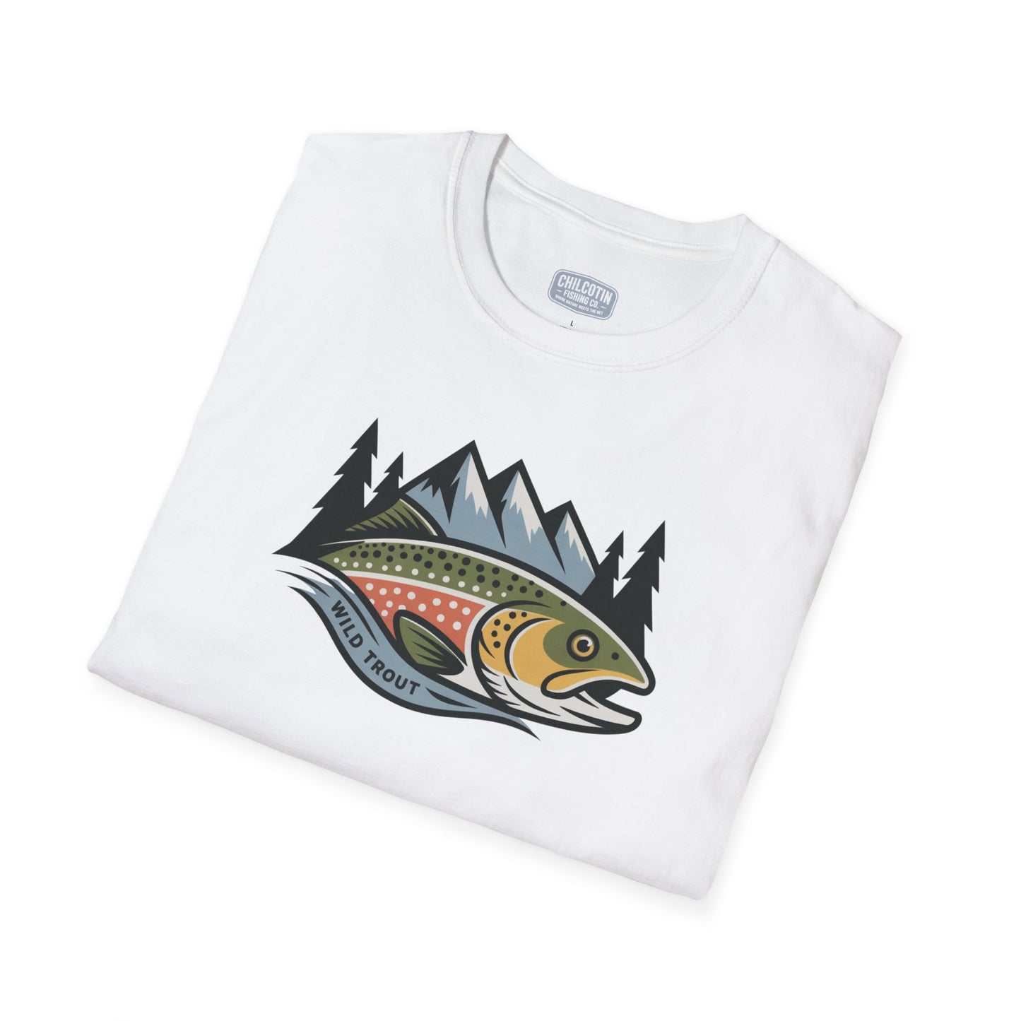 Wild Trout Fishing Adventure Tee | Classic Fishing Shirt for Outdoor Enthusiasts | Great Gift for Trout Anglers & Nature Lovers