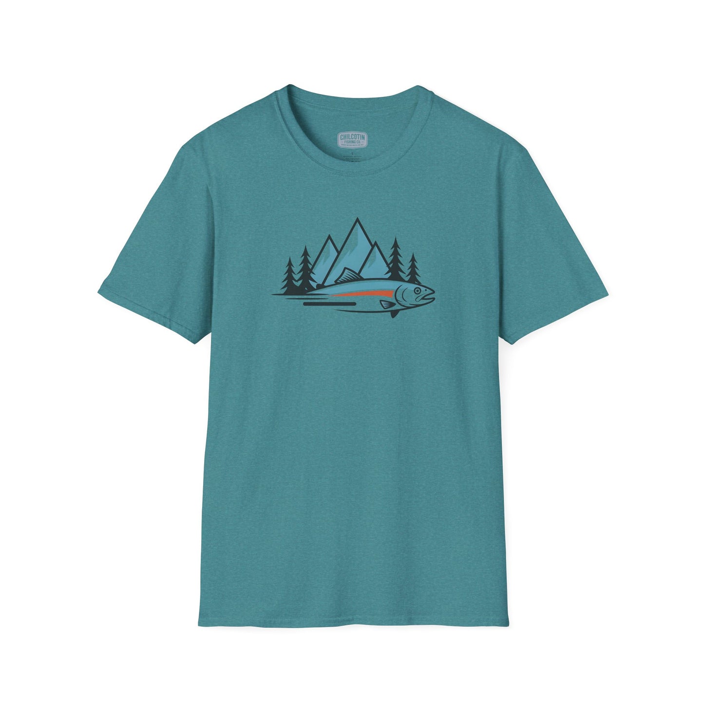 Wild Trout & Mountain Fishing Tee | Rugged Outdoor Shirt for Backcountry Anglers | Perfect Gift for Trout and Mountain Fishing Fans