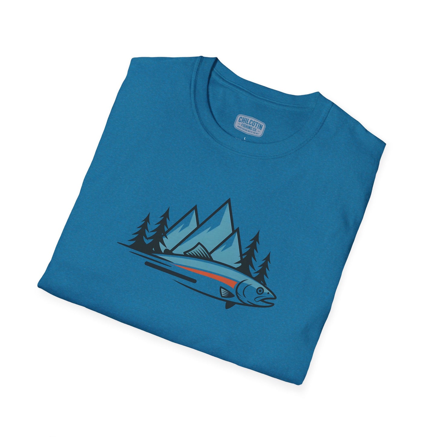 Wild Trout & Mountain Fishing Tee | Rugged Outdoor Shirt for Backcountry Anglers | Perfect Gift for Trout and Mountain Fishing Fans