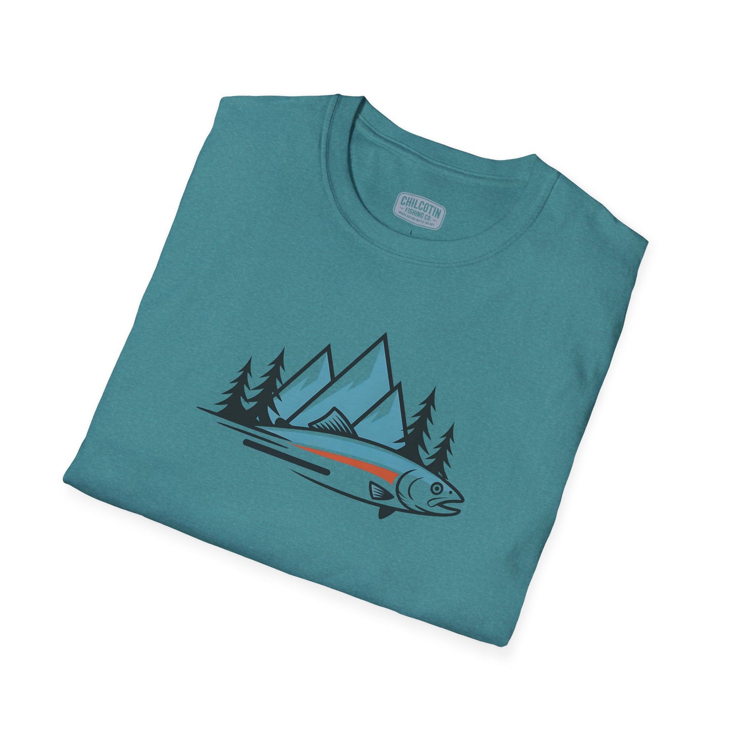 Wild Trout & Mountain Fishing Tee | Rugged Outdoor Shirt for Backcountry Anglers | Perfect Gift for Trout and Mountain Fishing Fans