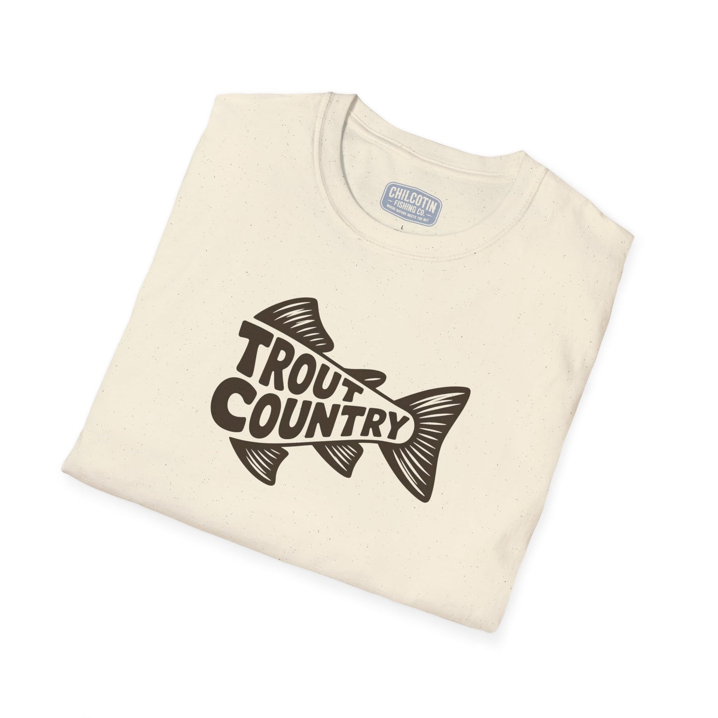 Trout Tail Trout Country Fishing T-Shirt | Rugged Angler Tee