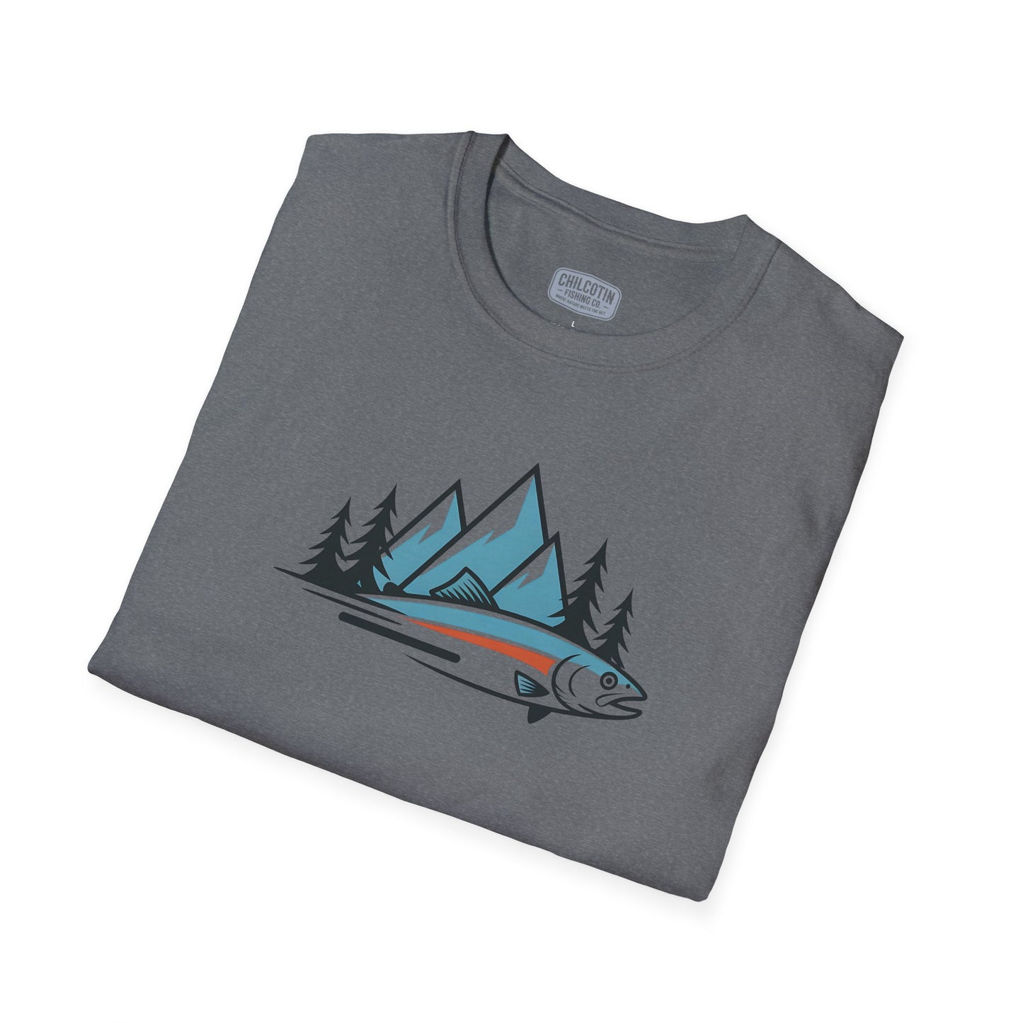 Wild Trout & Mountain Fishing Tee | Rugged Outdoor Shirt for Backcountry Anglers | Perfect Gift for Trout and Mountain Fishing Fans