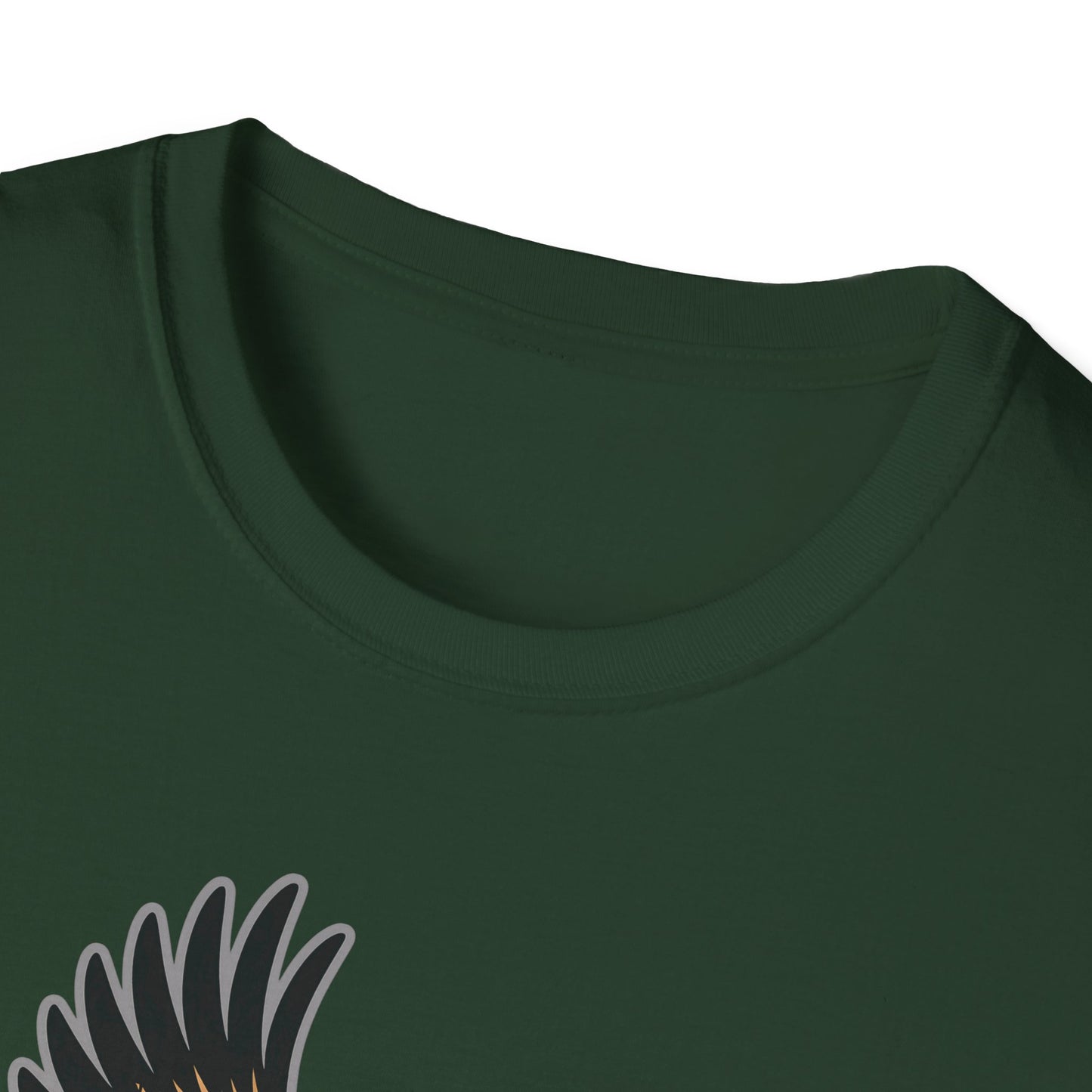 Eagle Trout Hunter Graphic Tee, Fishing Shirt, Unisex Softstyle T-Shirt, Gift for Anglers, Fishing Enthusiast Apparel