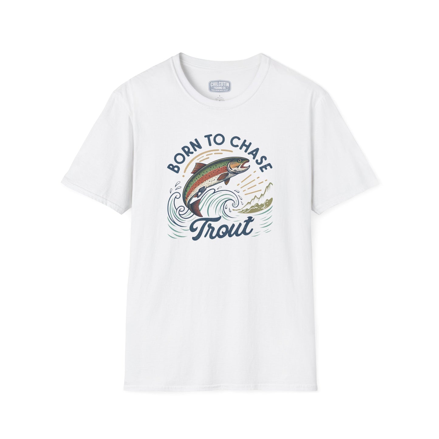 Born to Chase Trout Fishing T-Shirt | Rugged Outdoor Tee for Anglers